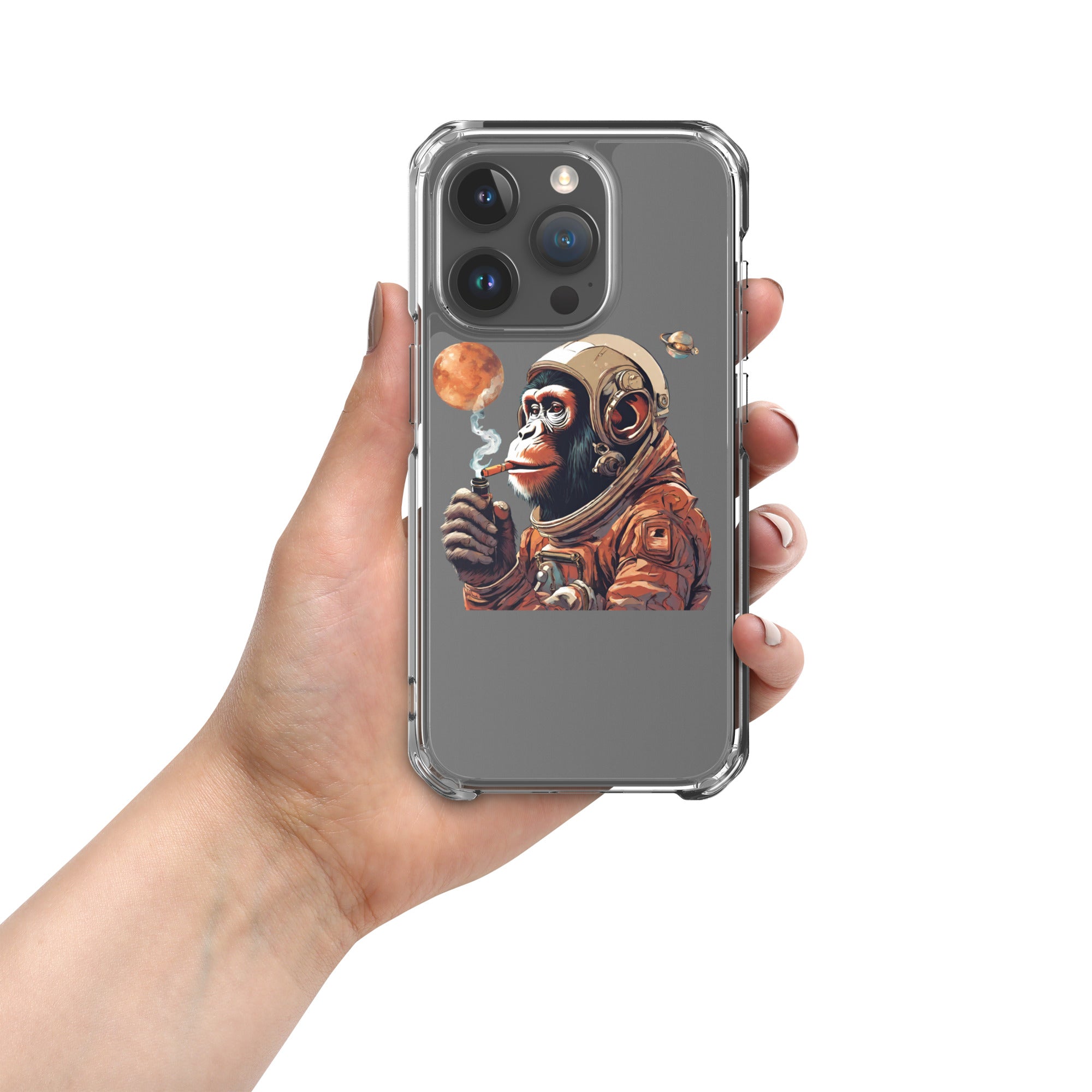 Ape Astronaut Clear Case for iPhone®