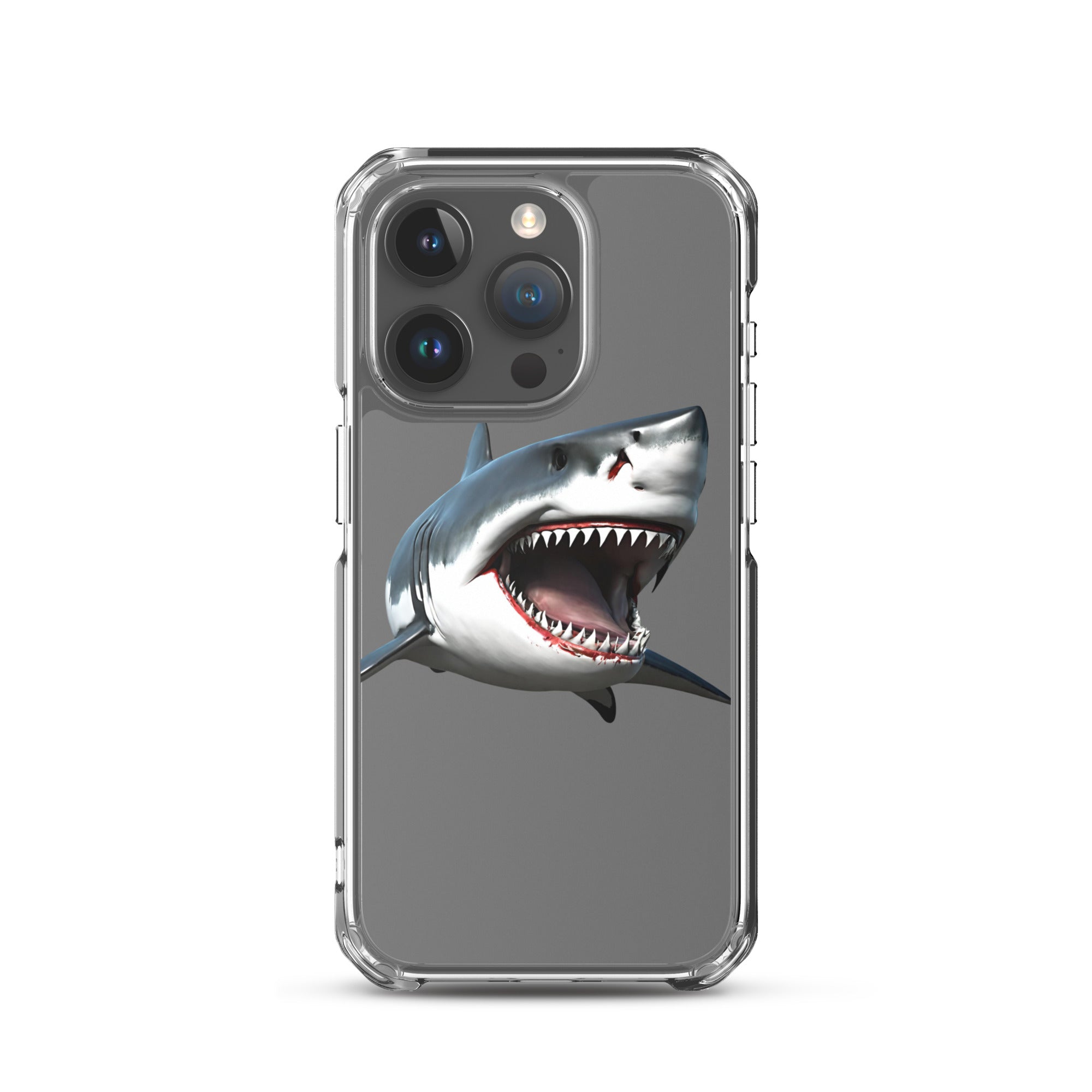 Great White Bite Clear Case for iPhone®