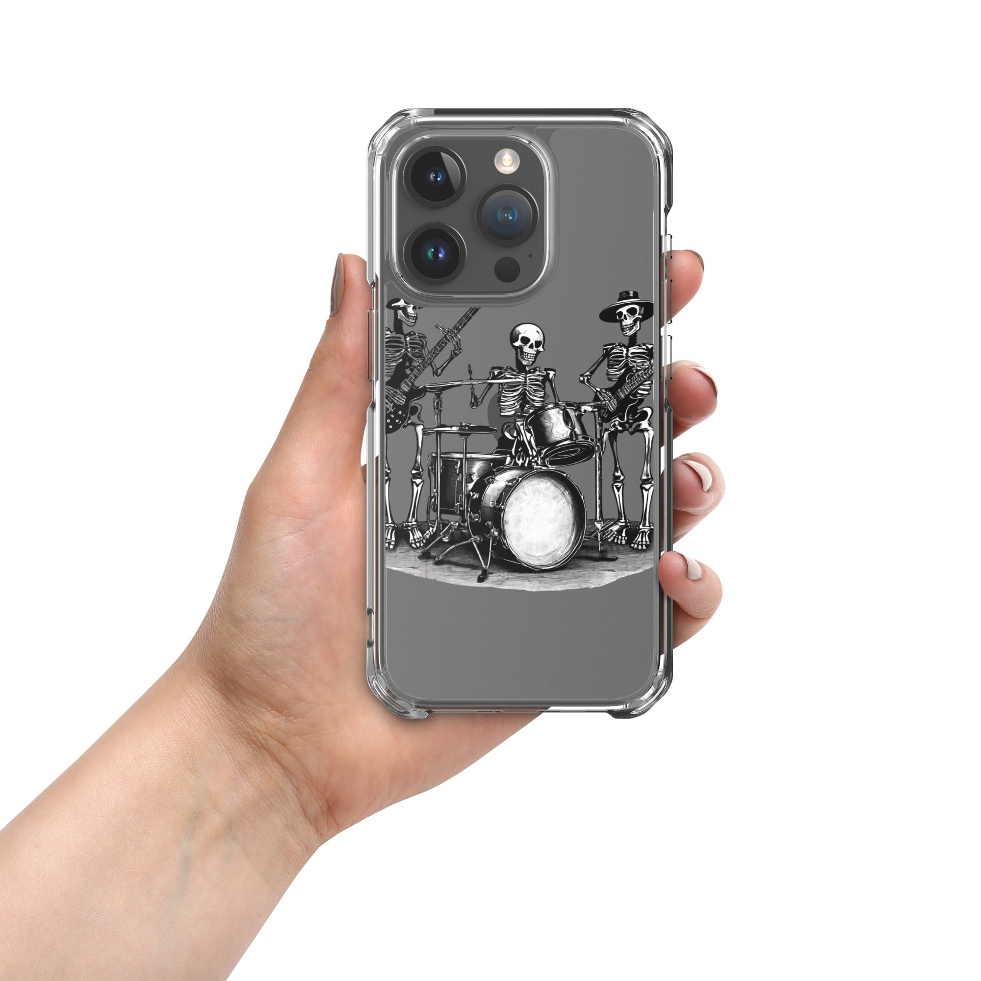 Skeleton Band Clear Case for iPhone®