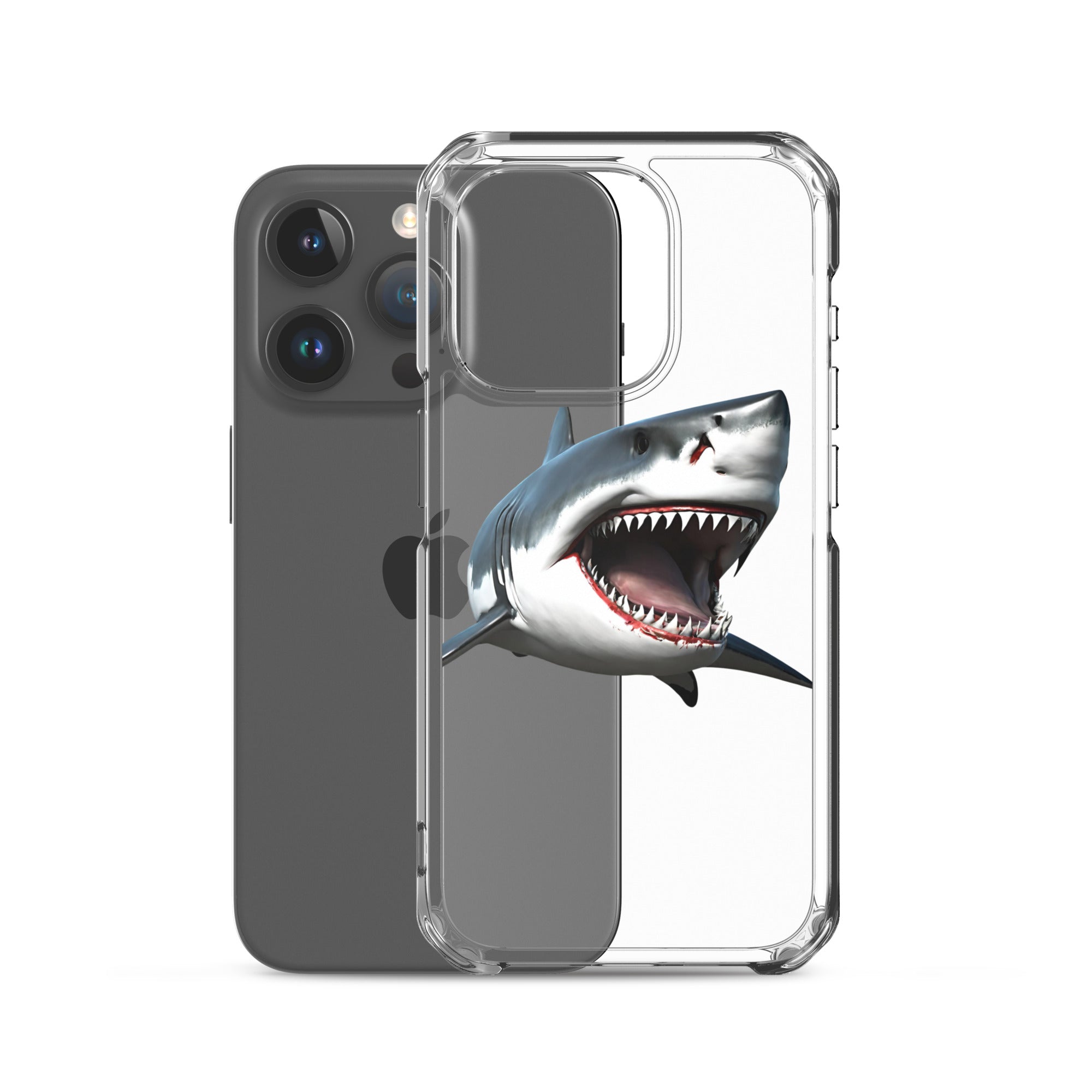 Great White Bite Clear Case for iPhone®