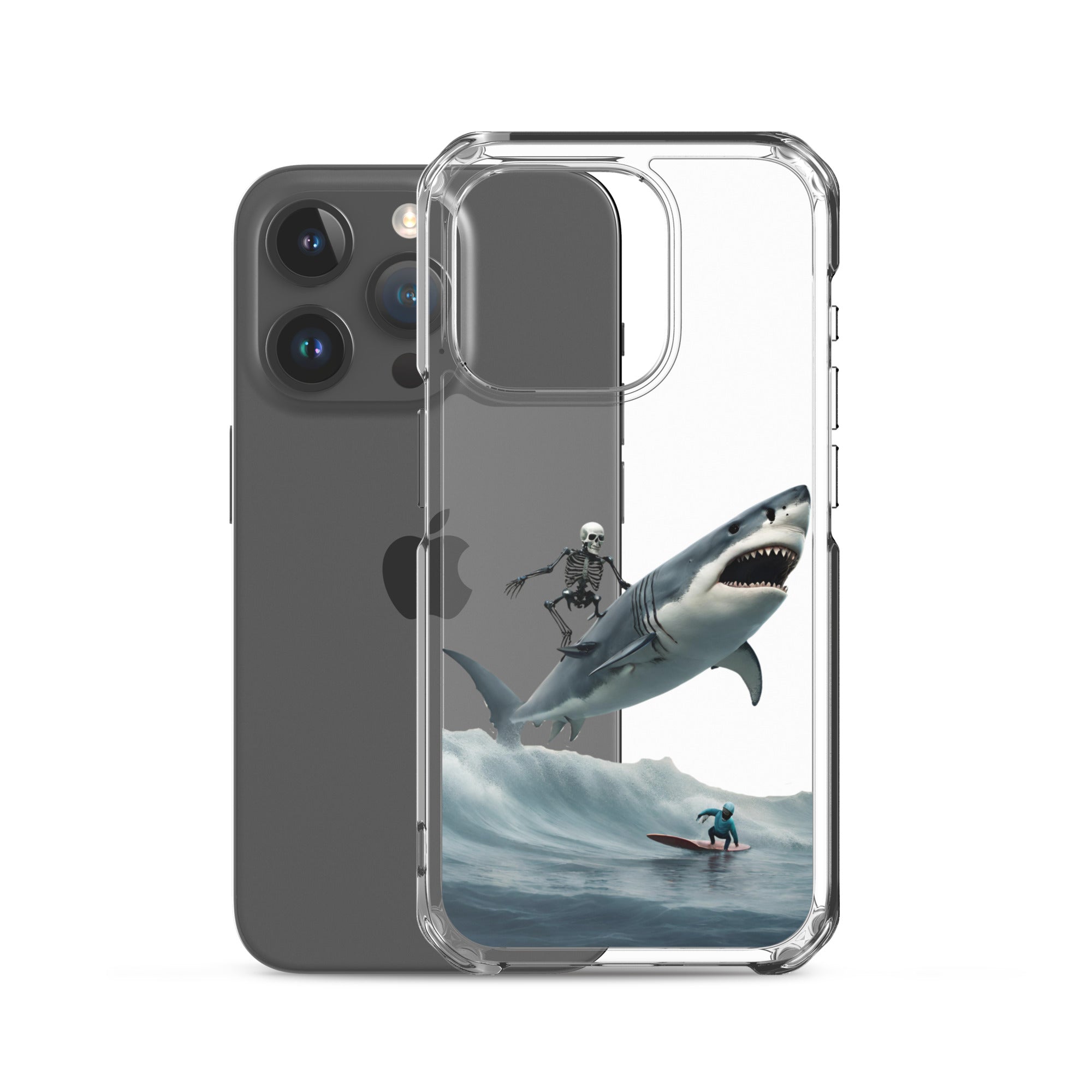 Shark Shredder Clear Case for iPhone®