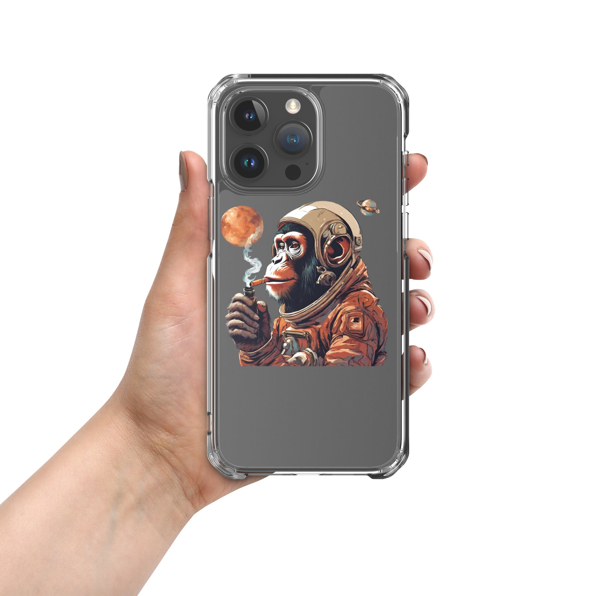 Ape Astronaut Clear Case for iPhone®