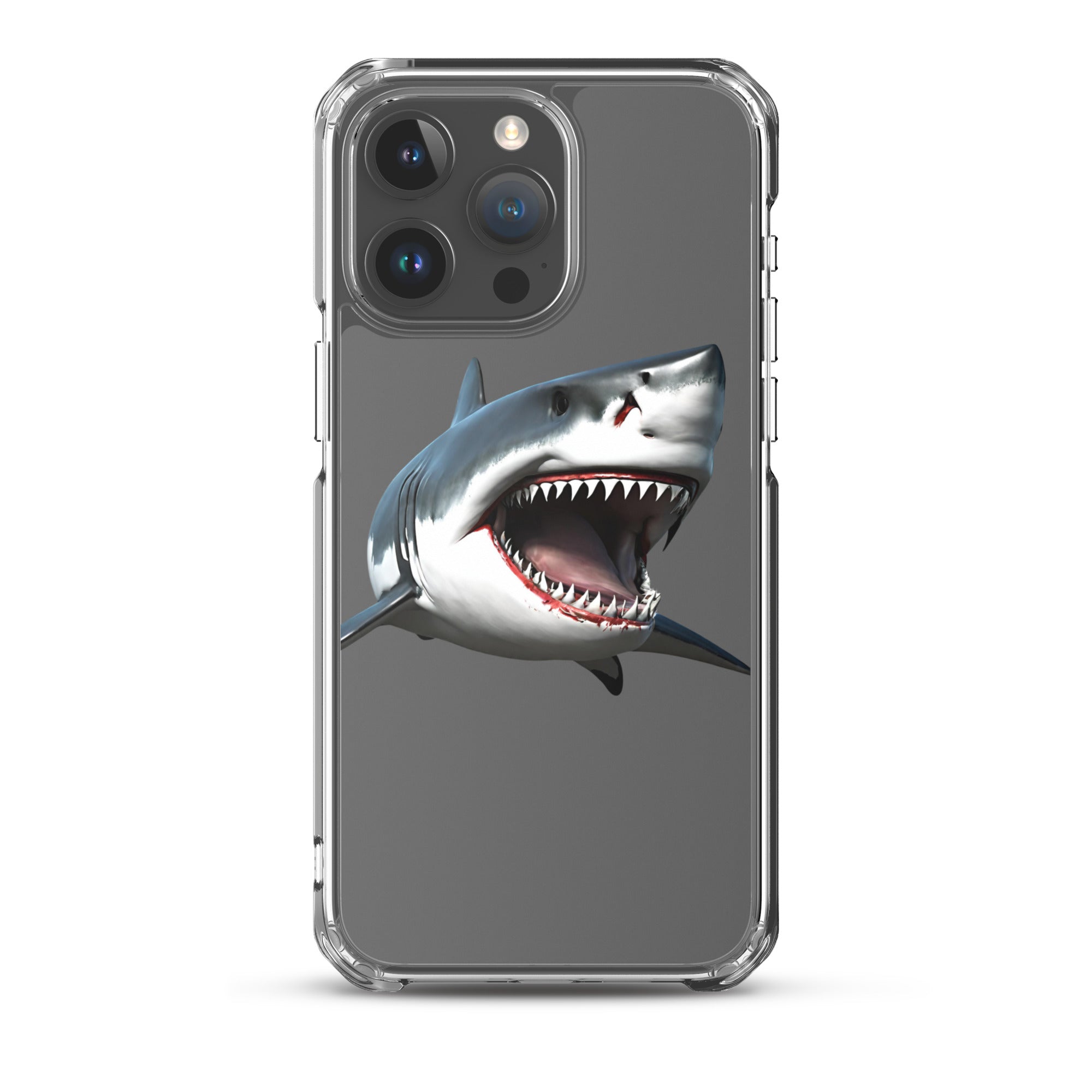 Great White Bite Clear Case for iPhone®