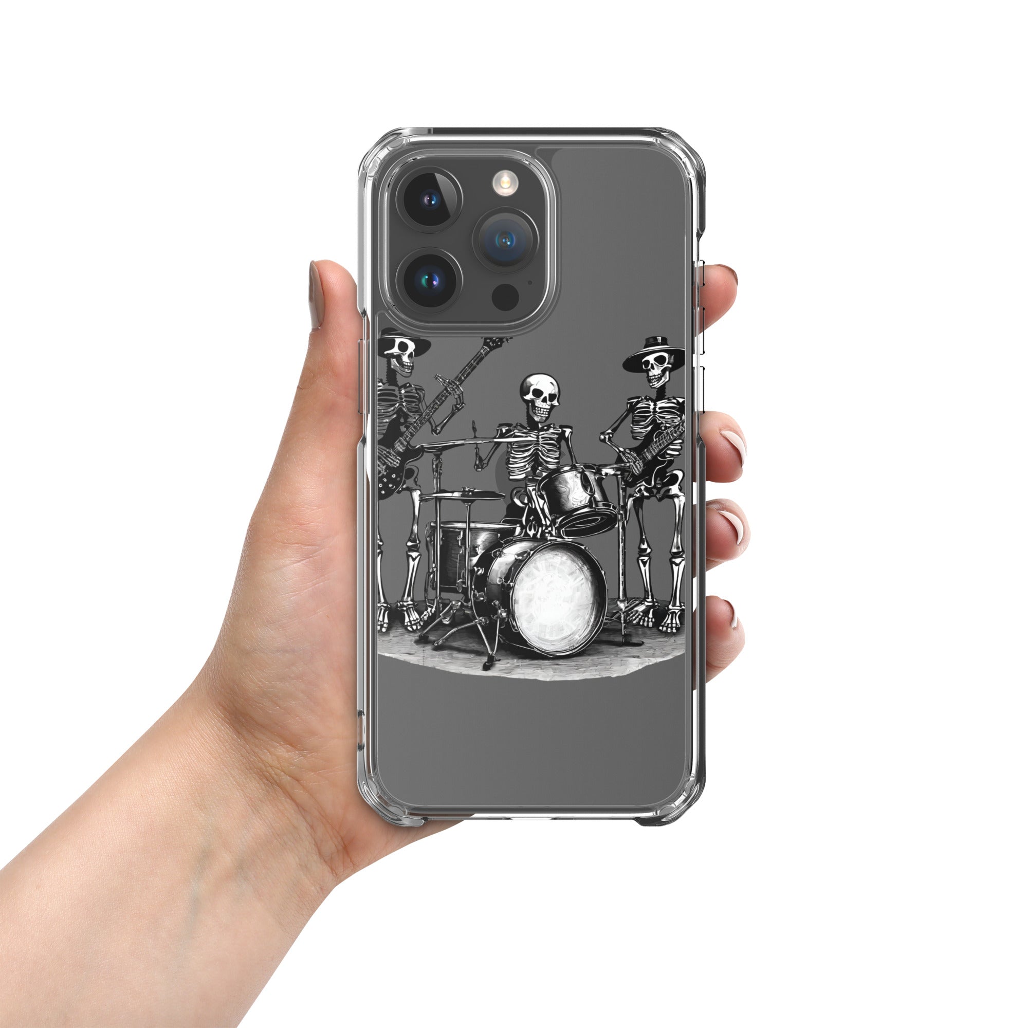 Skeleton Band Clear Case for iPhone®