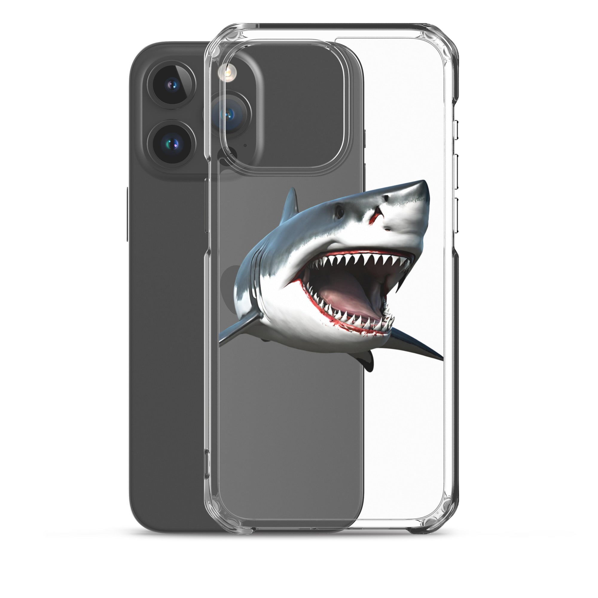 Great White Bite Clear Case for iPhone®