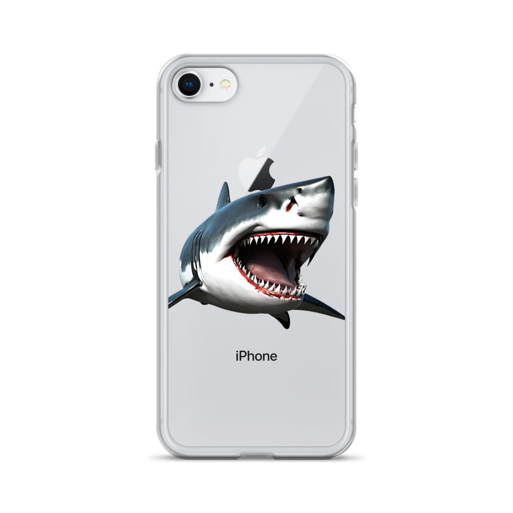 Great White Bite Clear Case for iPhone®