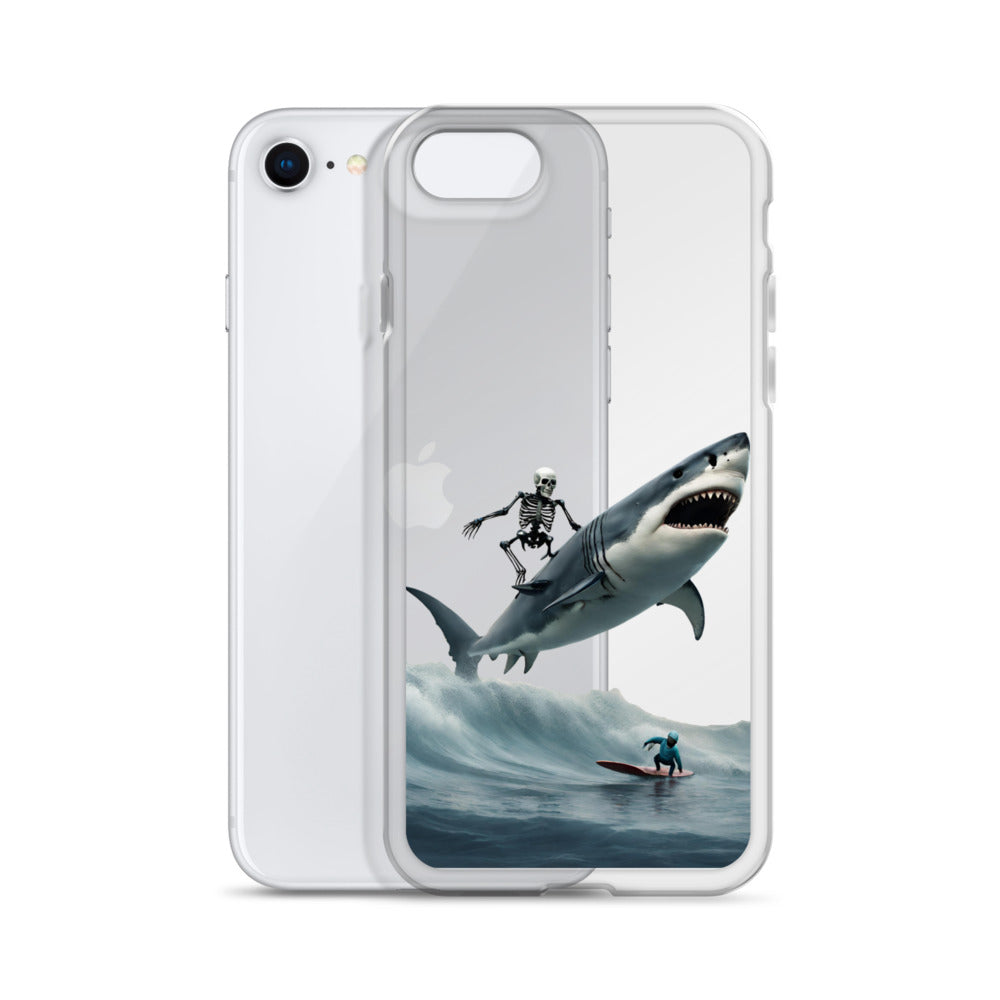 Shark Shredder Clear Case for iPhone®