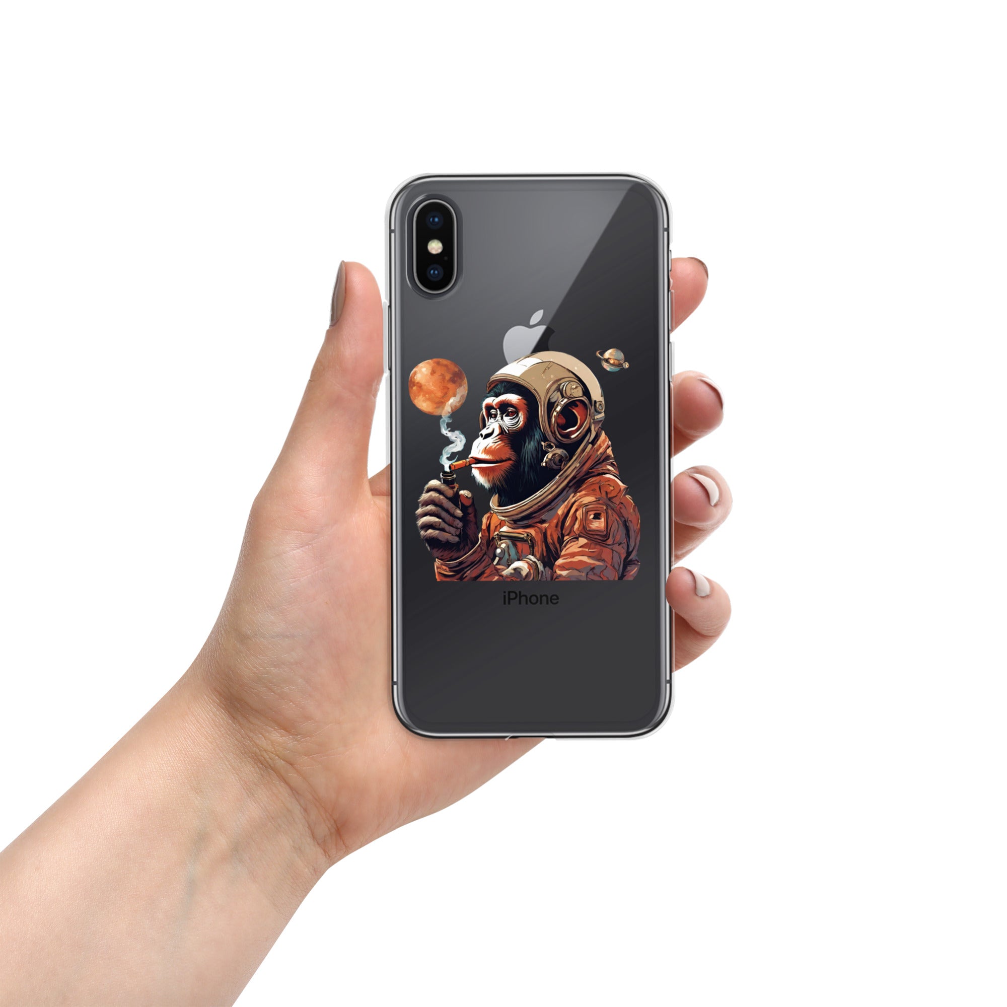 Ape Astronaut Clear Case for iPhone®