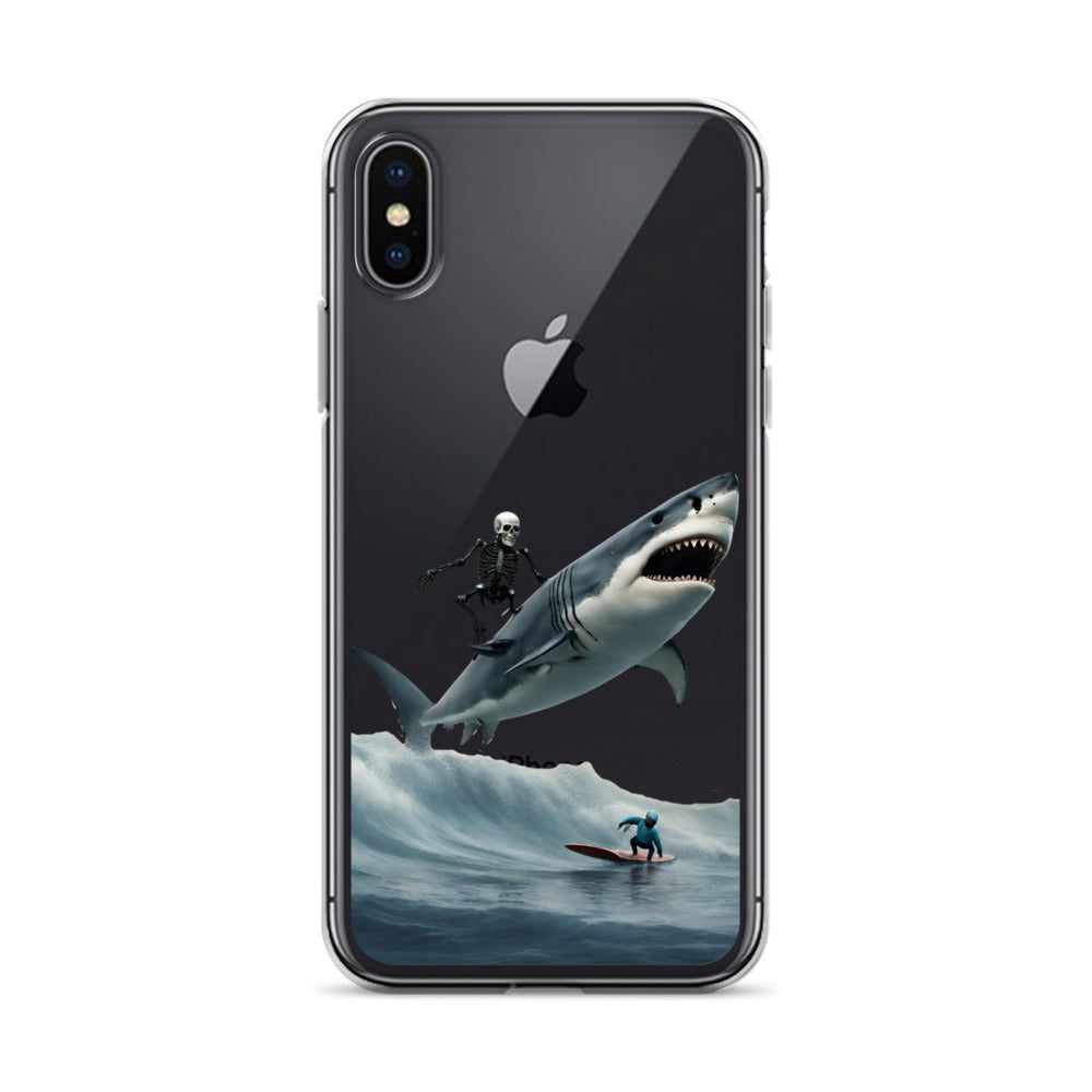 Shark Shredder Clear Case for iPhone®