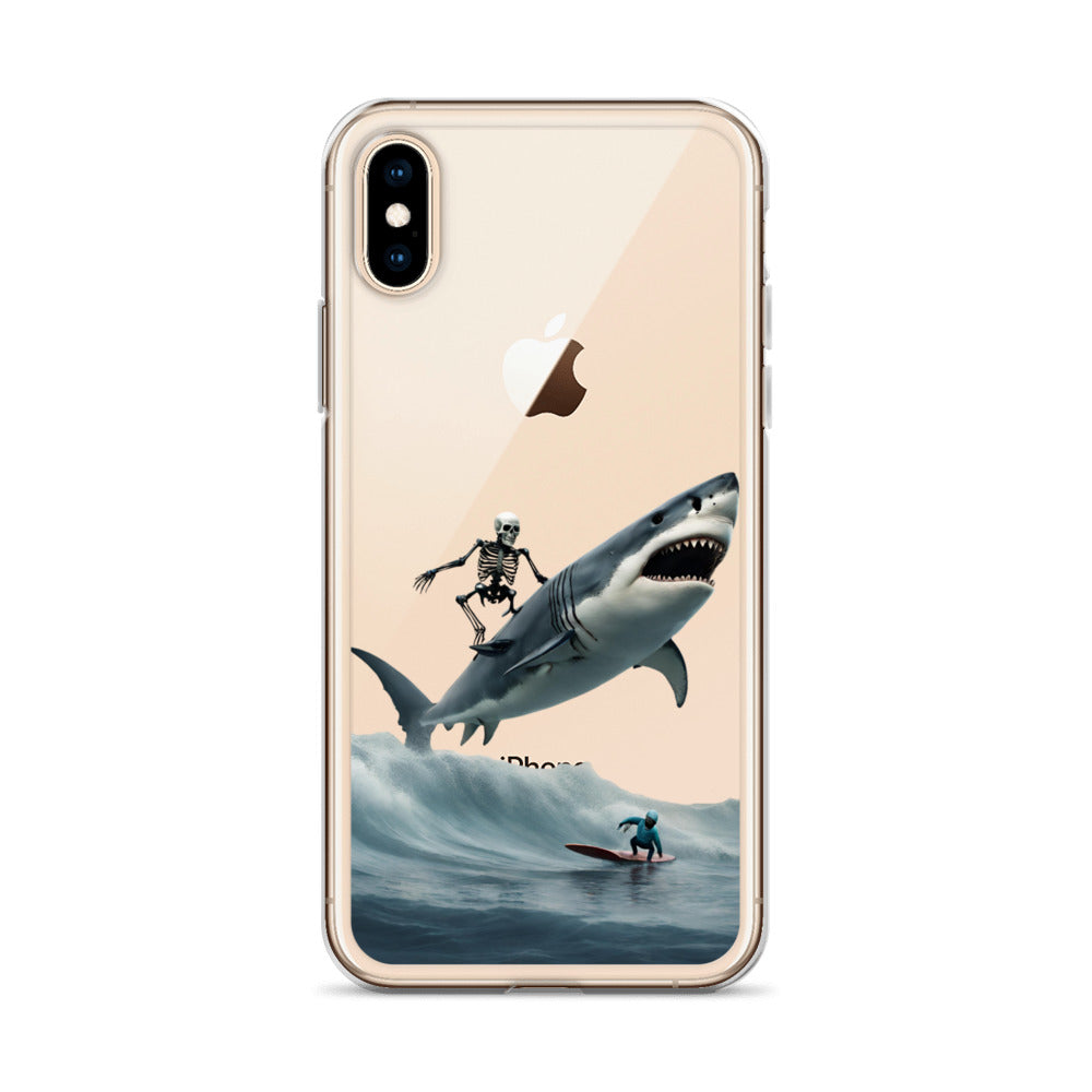 Shark Shredder Clear Case for iPhone®