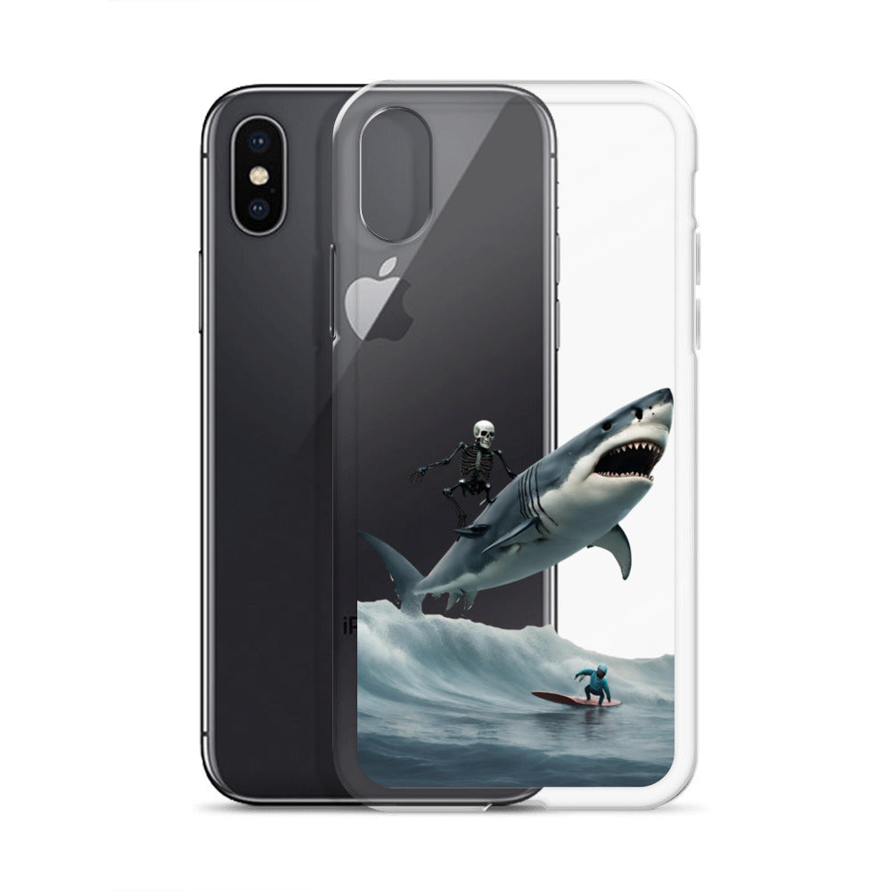 Shark Shredder Clear Case for iPhone®