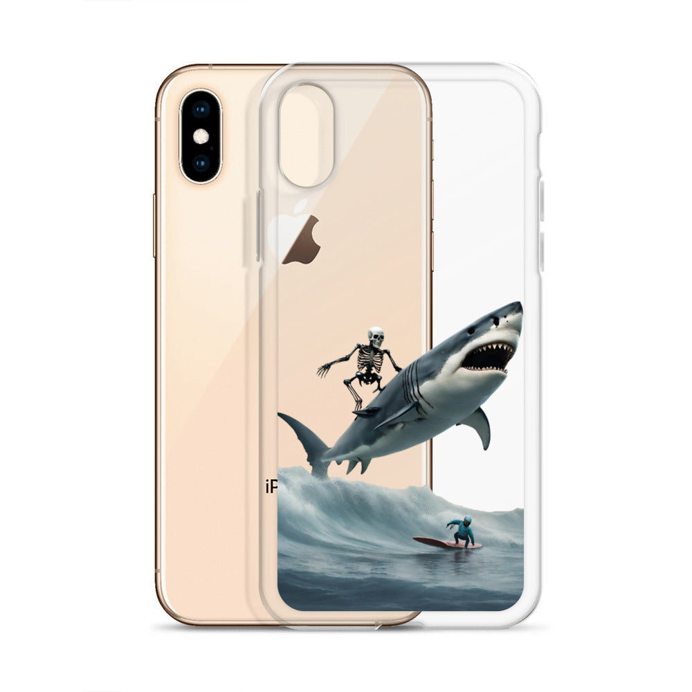 Shark Shredder Clear Case for iPhone®