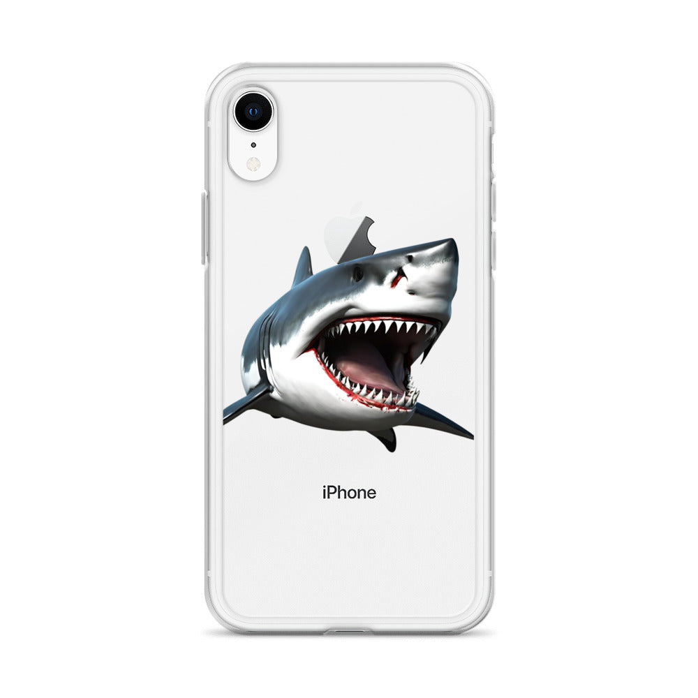 Great White Bite Clear Case for iPhone®