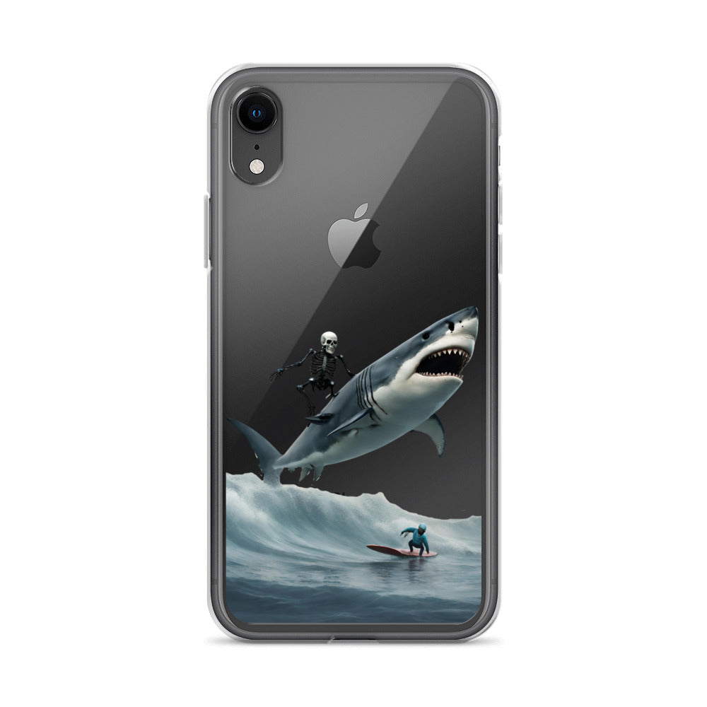 Shark Shredder Clear Case for iPhone®