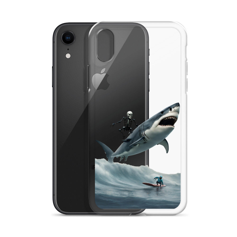 Shark Shredder Clear Case for iPhone®