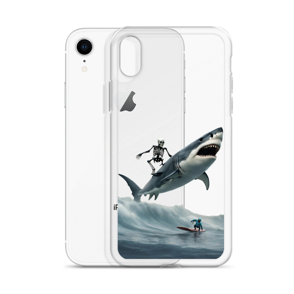 Shark Shredder Clear Case for iPhone®