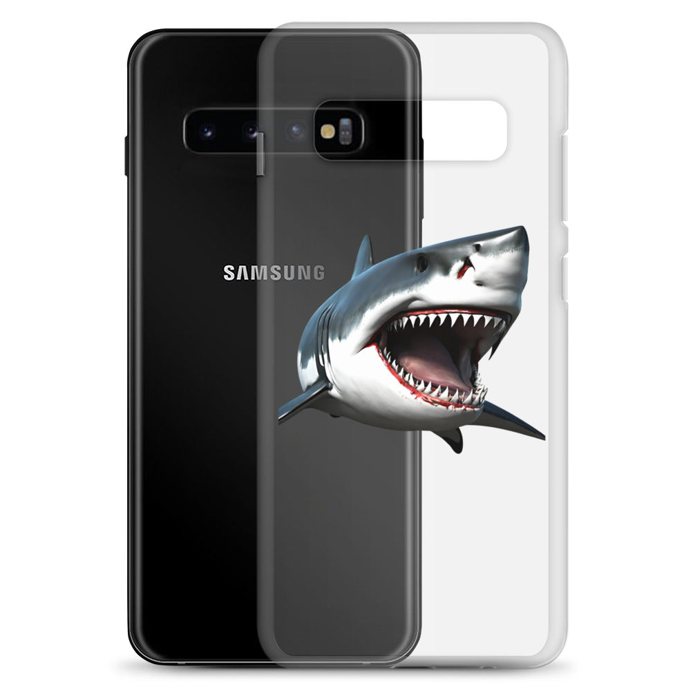 Great White Bite Clear Case for Samsung®