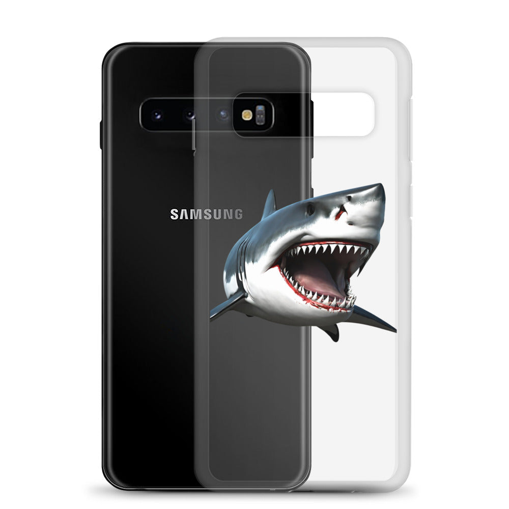 Great White Bite Clear Case for Samsung®