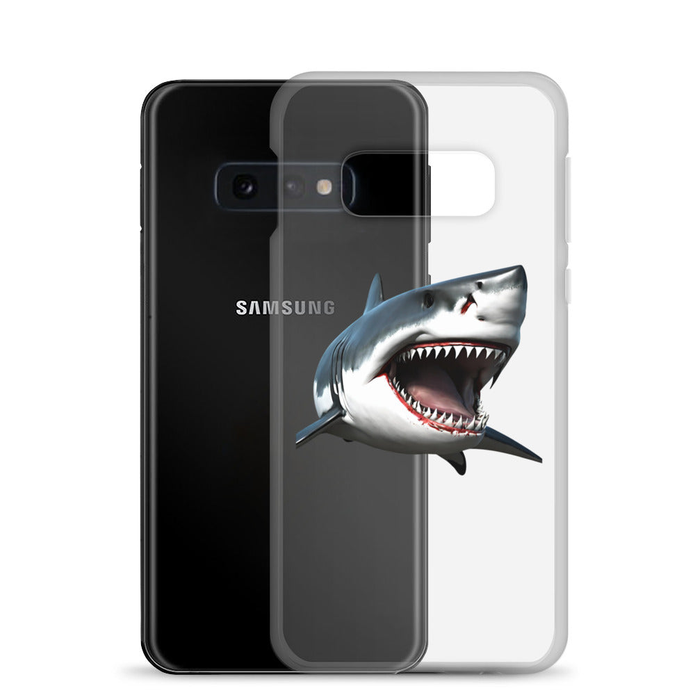 Great White Bite Clear Case for Samsung®