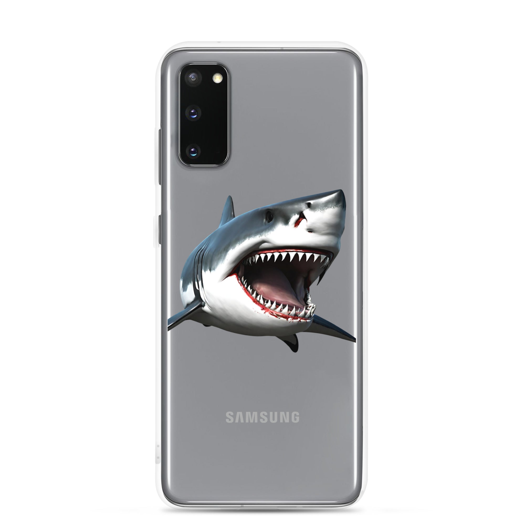 Great White Bite Clear Case for Samsung®