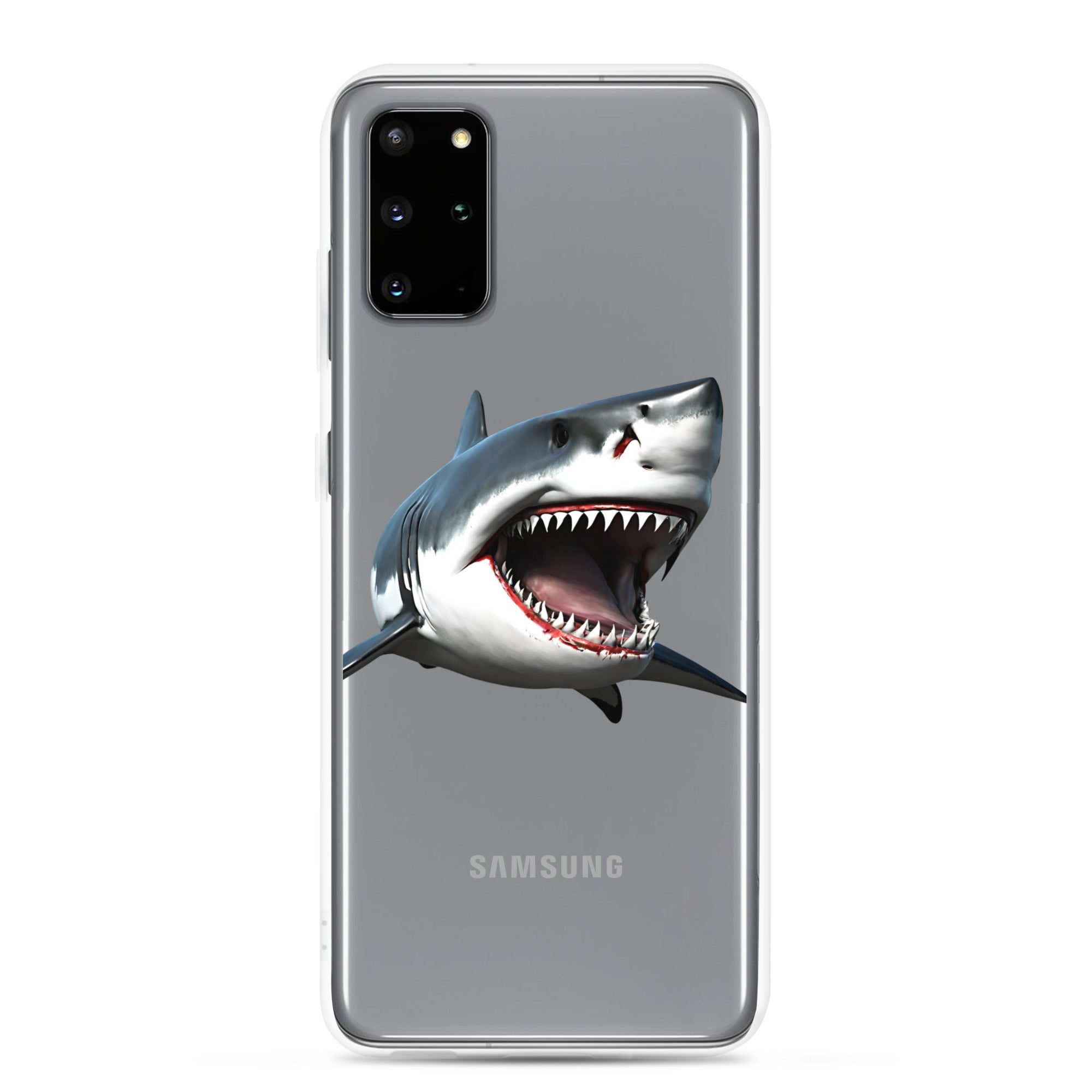 Great White Bite Clear Case for Samsung®