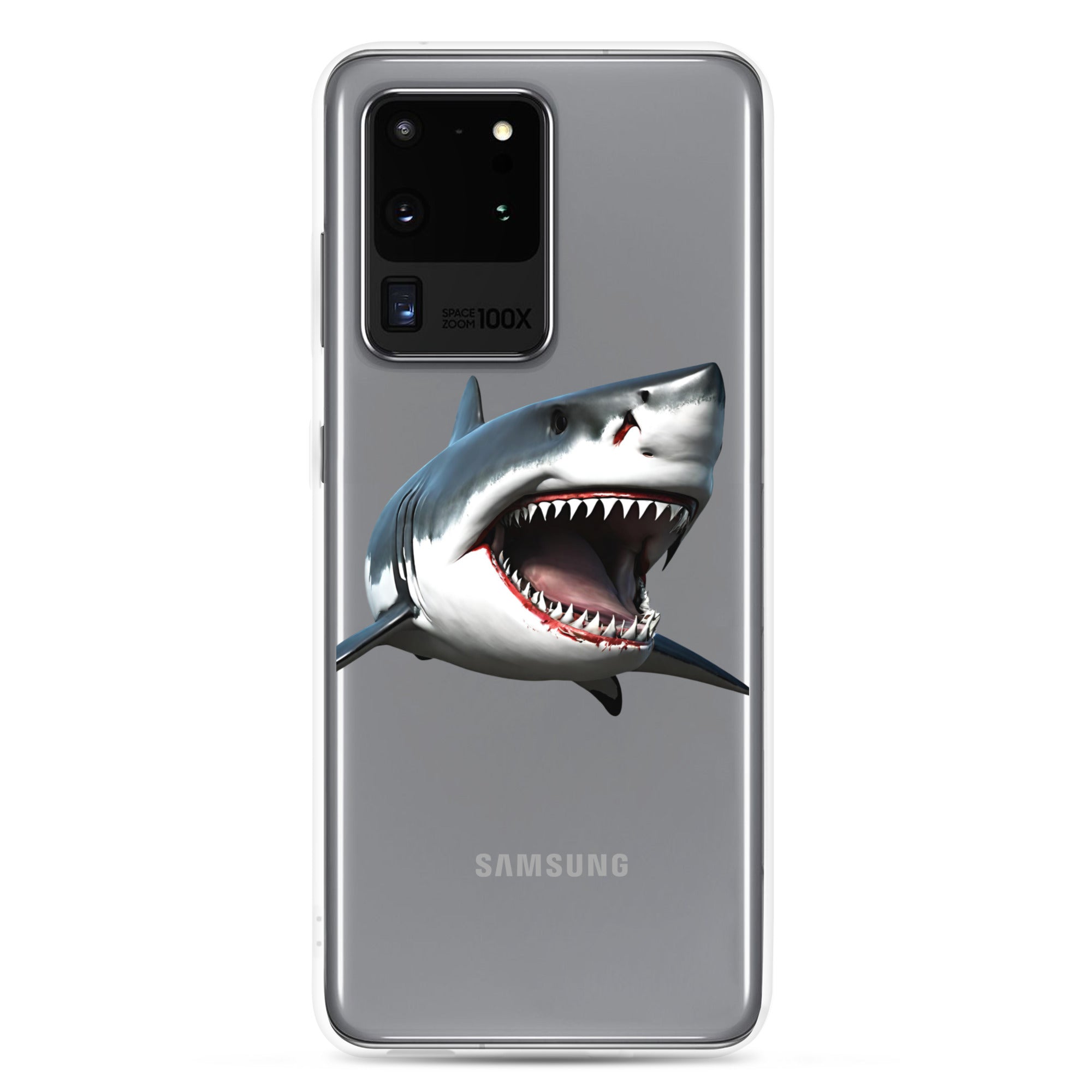 Great White Bite Clear Case for Samsung®