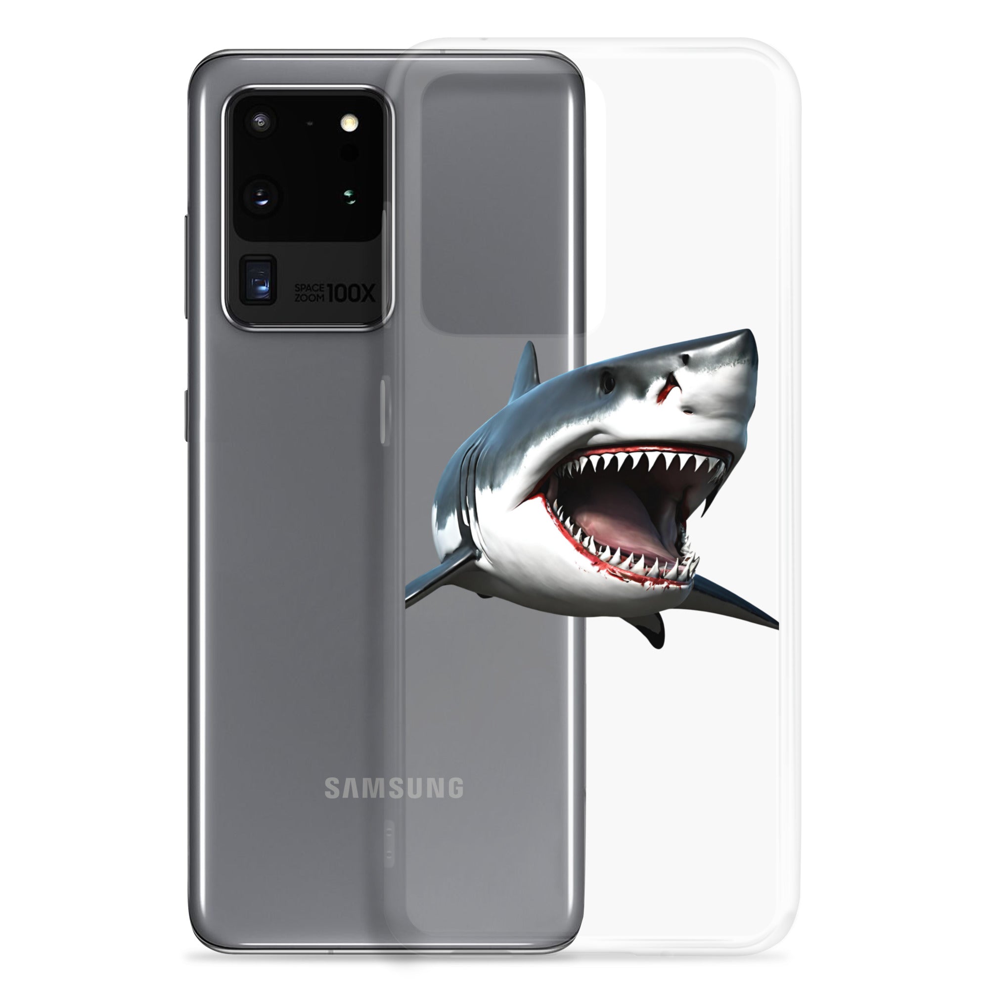 Great White Bite Clear Case for Samsung®