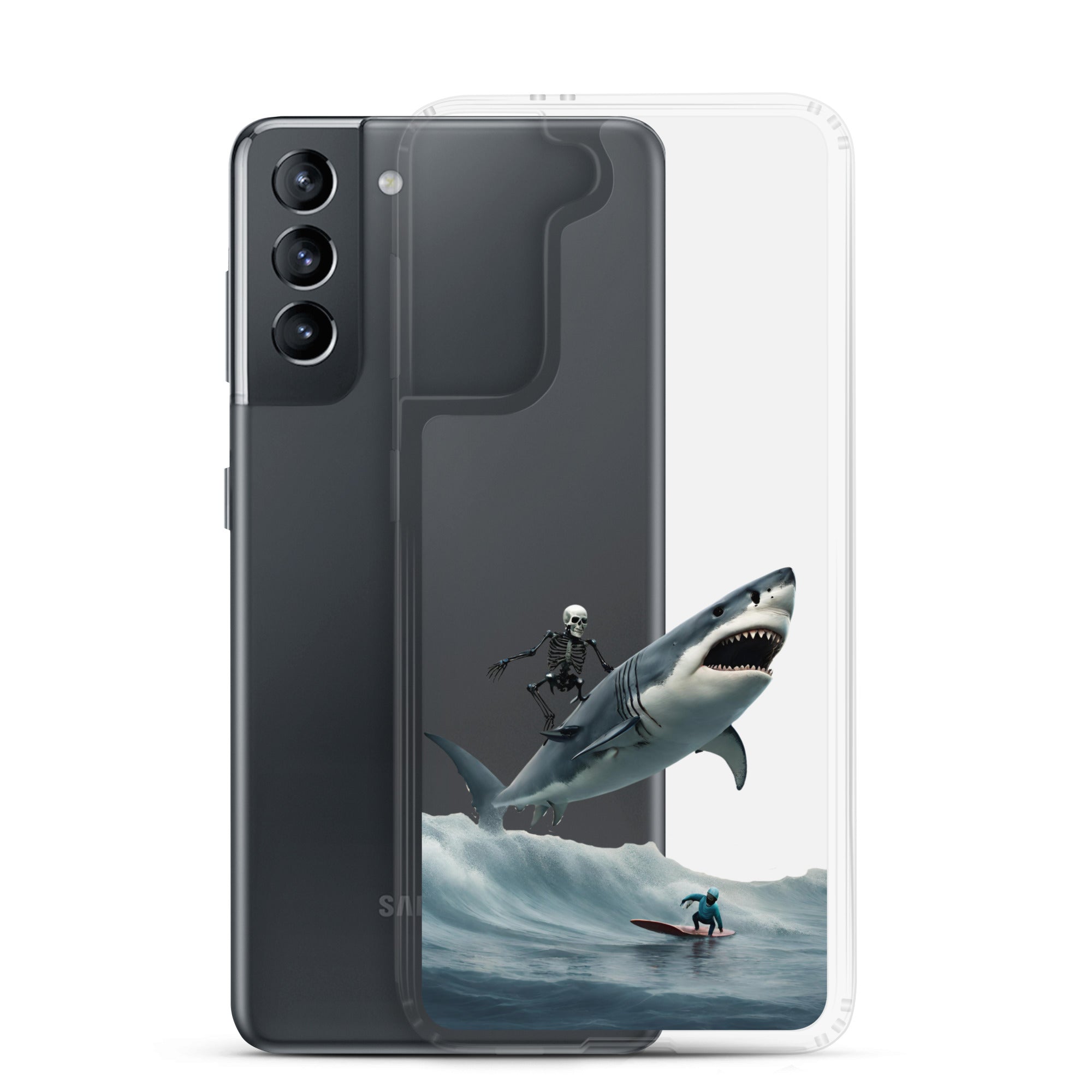 Shark Shredder Clear Case for Samsung®