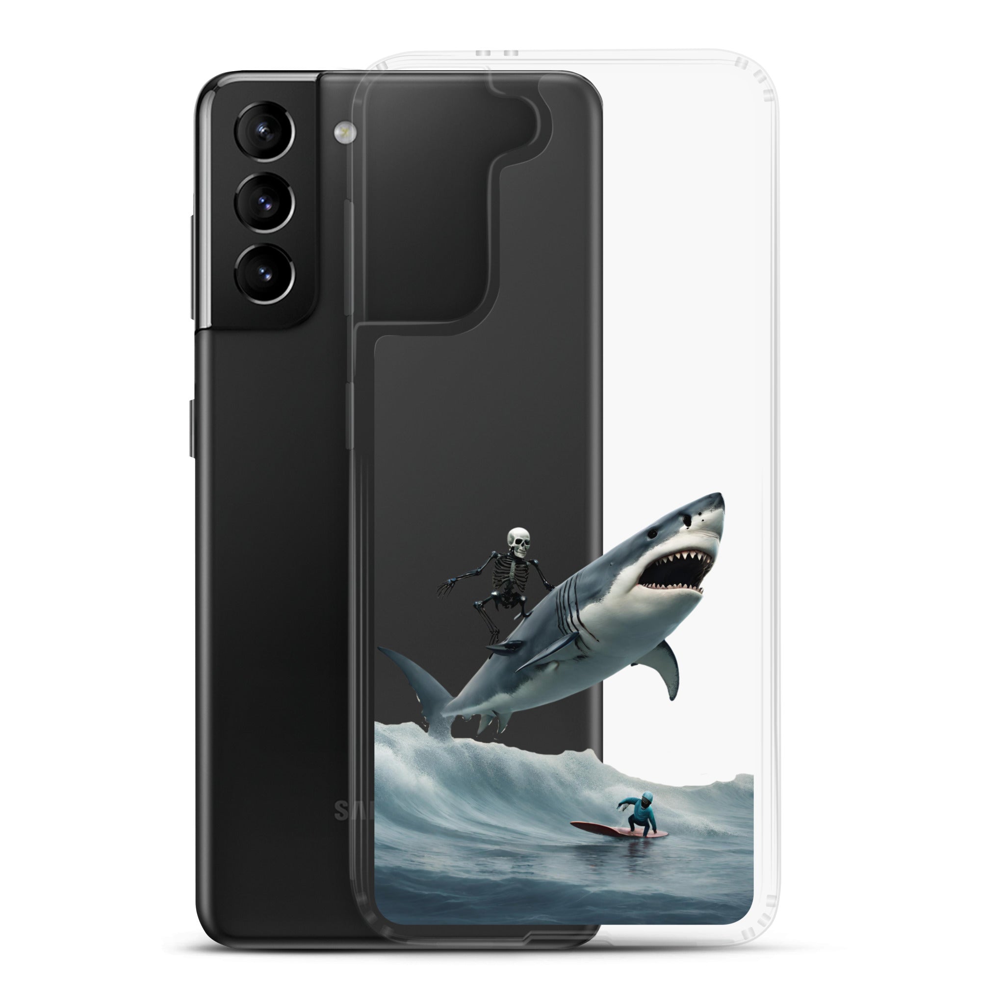 Shark Shredder Clear Case for Samsung®