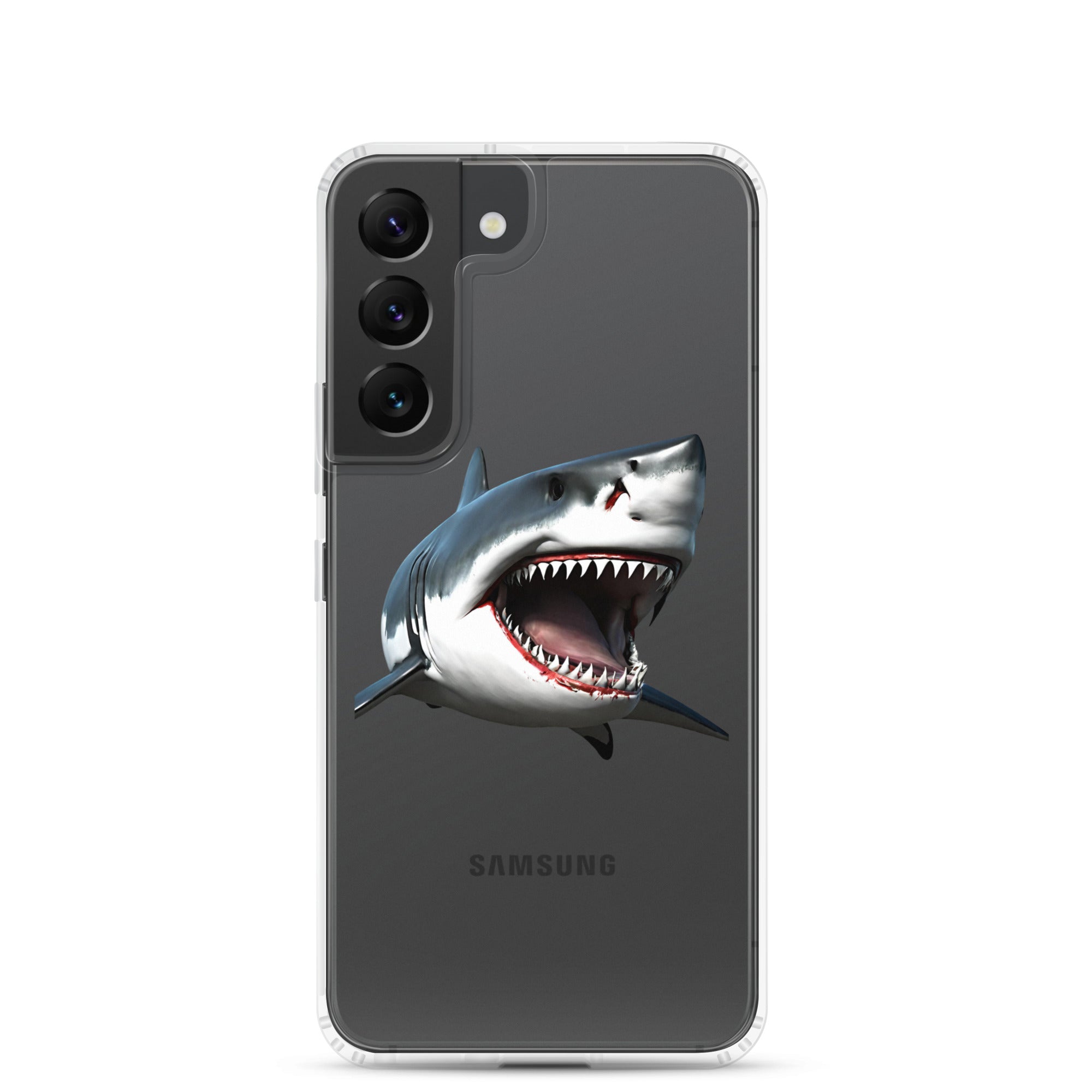 Great White Bite Clear Case for Samsung®