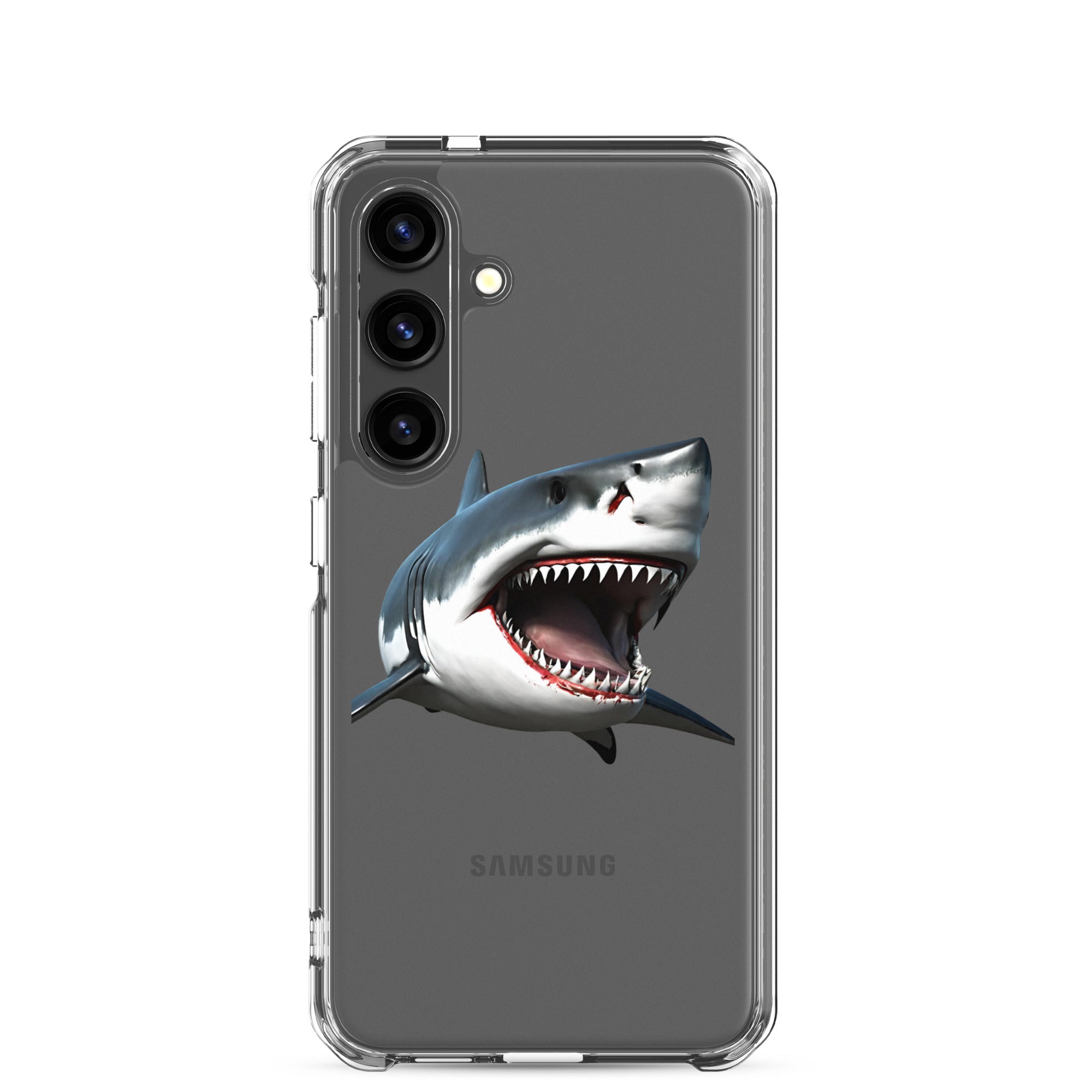 Great White Bite Clear Case for Samsung®