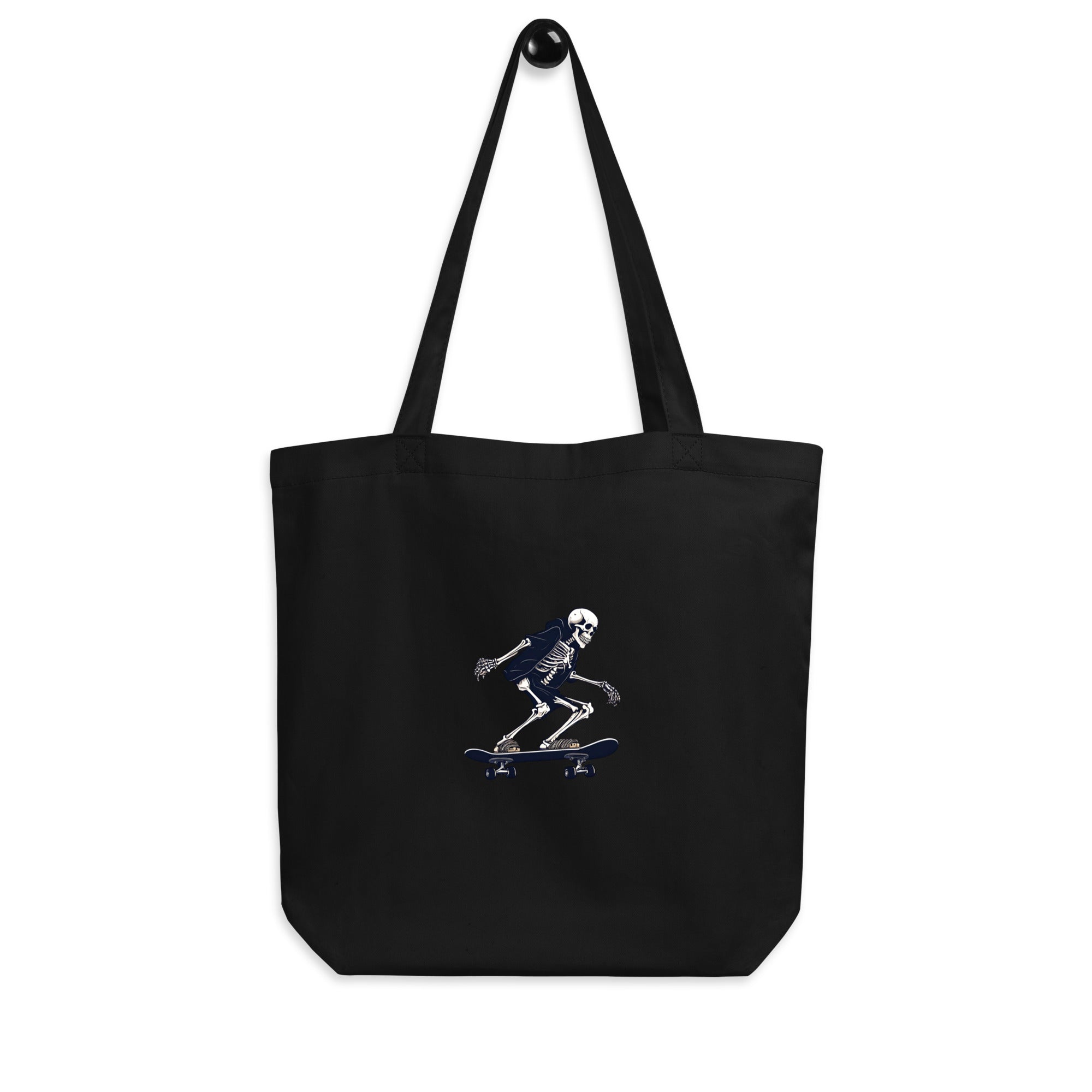 Skateboarding Skeleton Eco Tote Bag