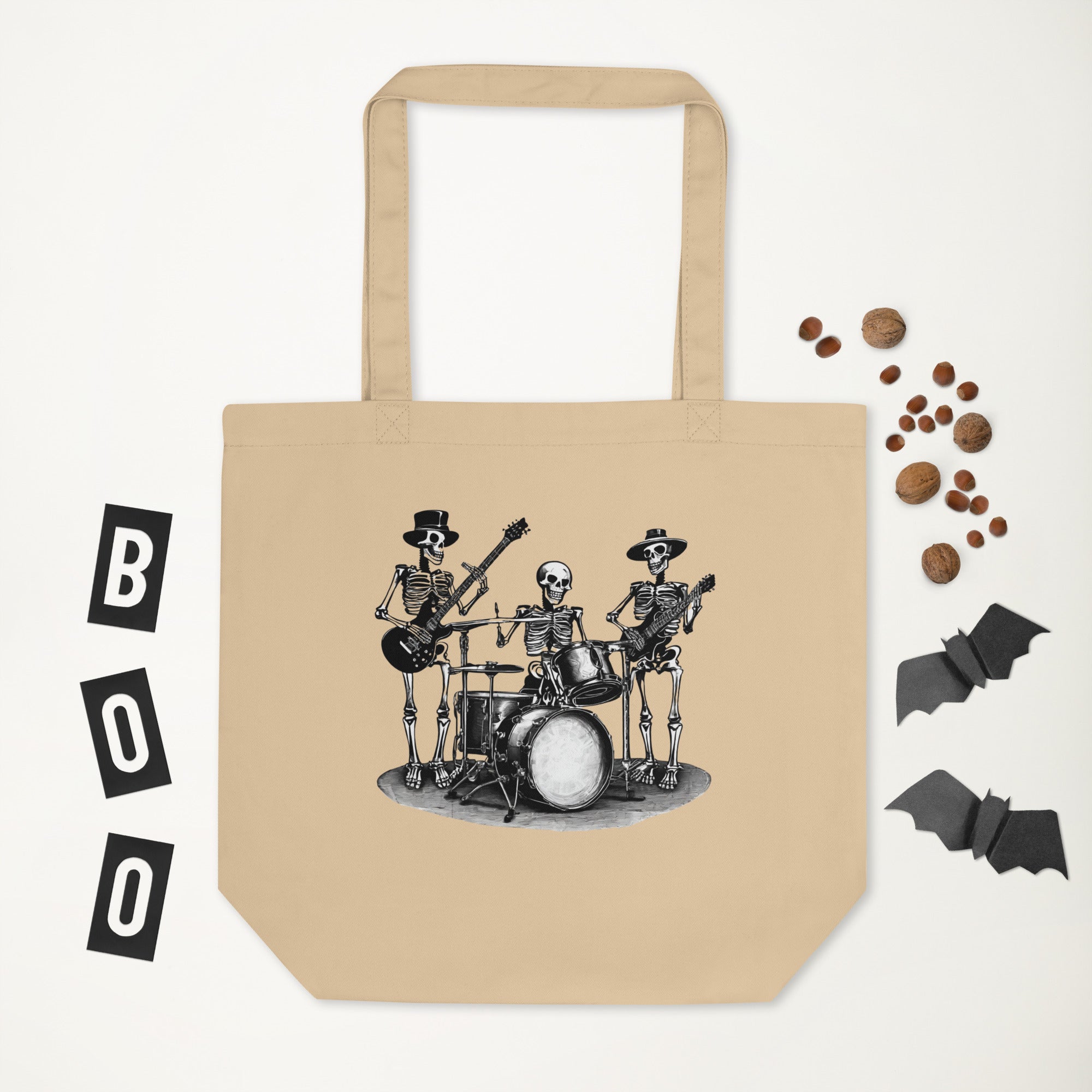 Skeleton Band Eco Tote Bag