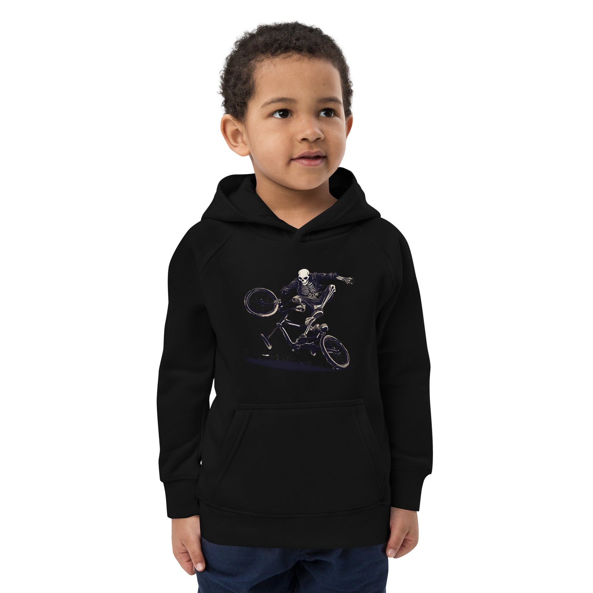 Till the Wheels Fall Off Kids Eco Hoodie