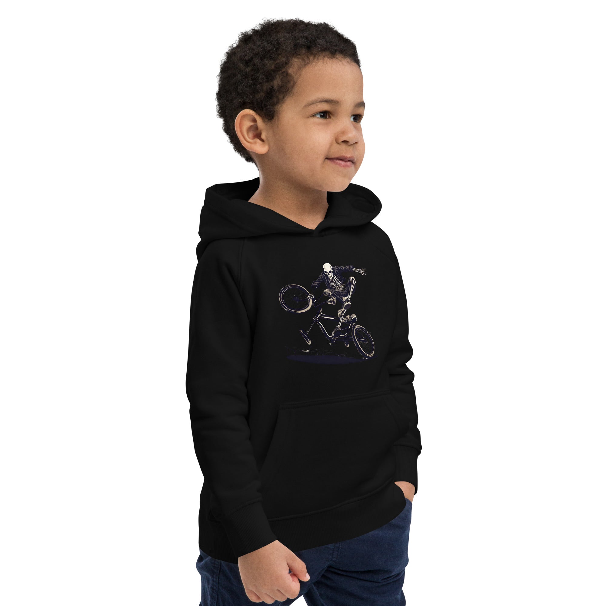 Till the Wheels Fall Off Kids Eco Hoodie