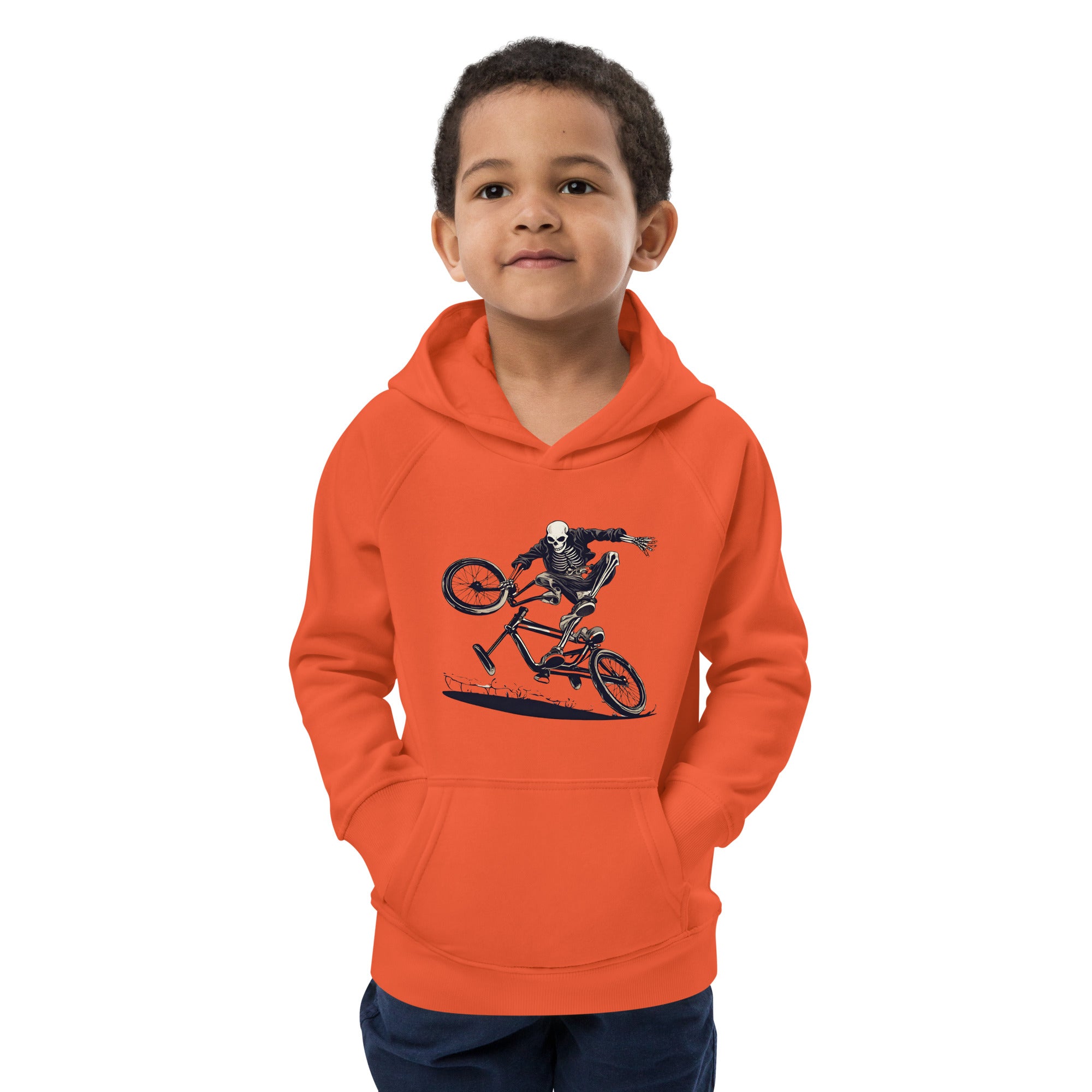 Till the Wheels Fall Off Kids Eco Hoodie