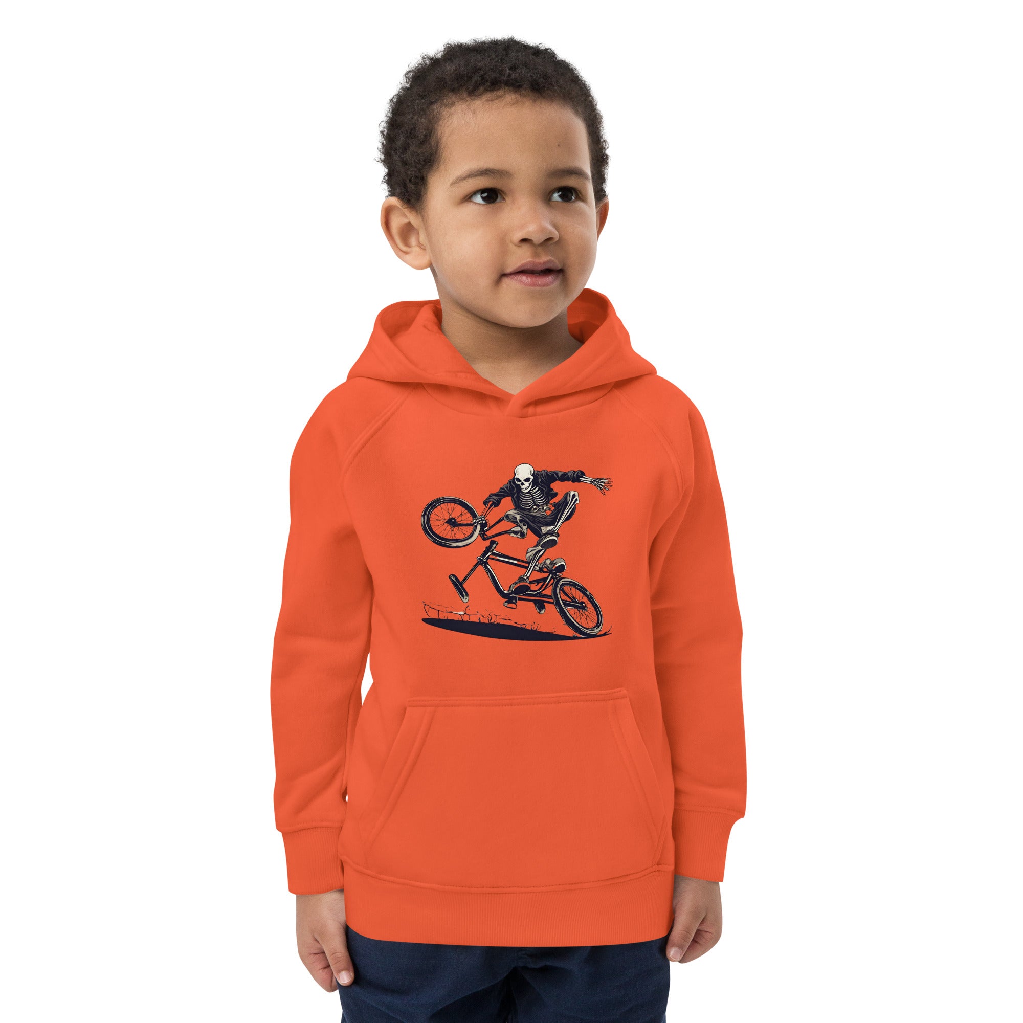 Till the Wheels Fall Off Kids Eco Hoodie