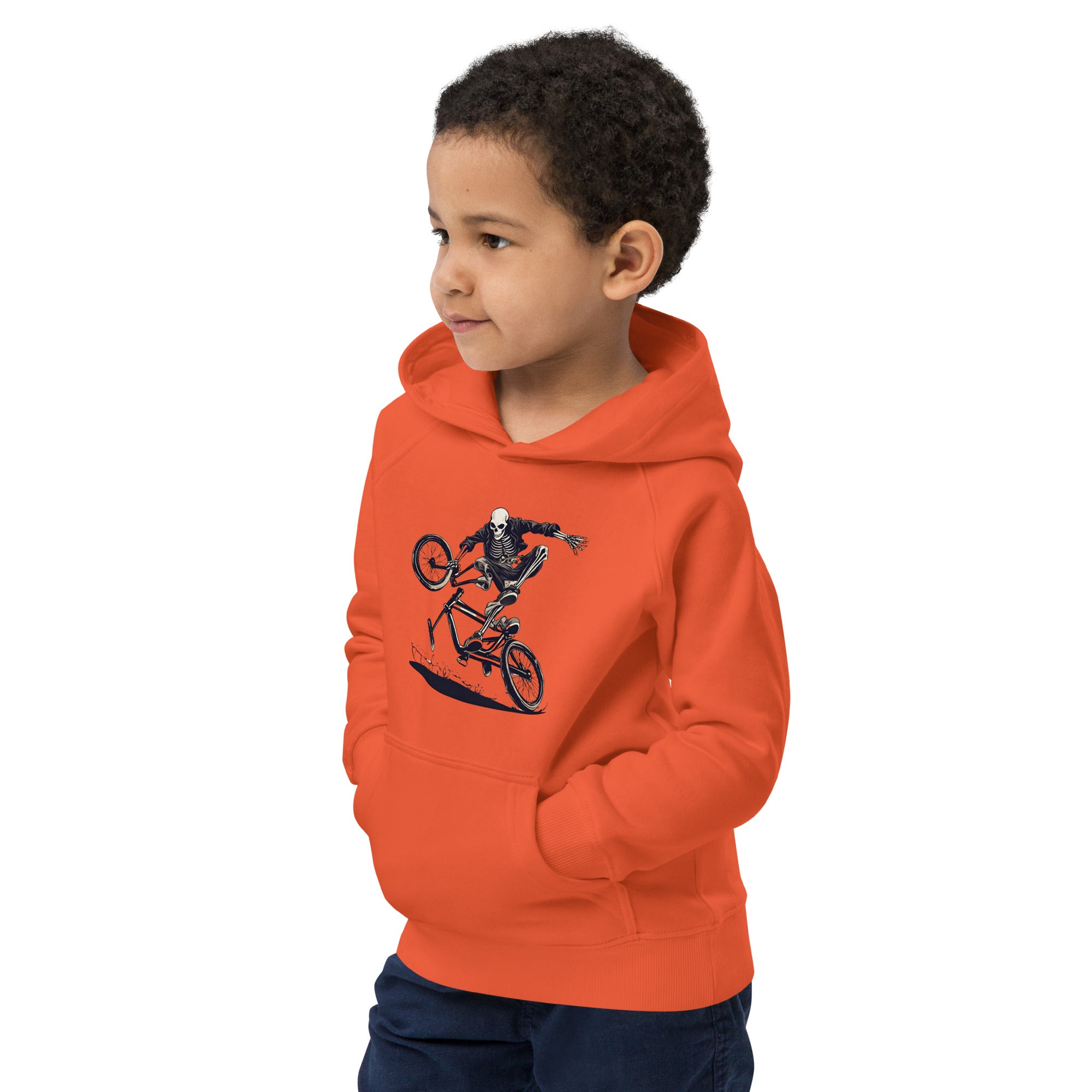 Till the Wheels Fall Off Kids Eco Hoodie