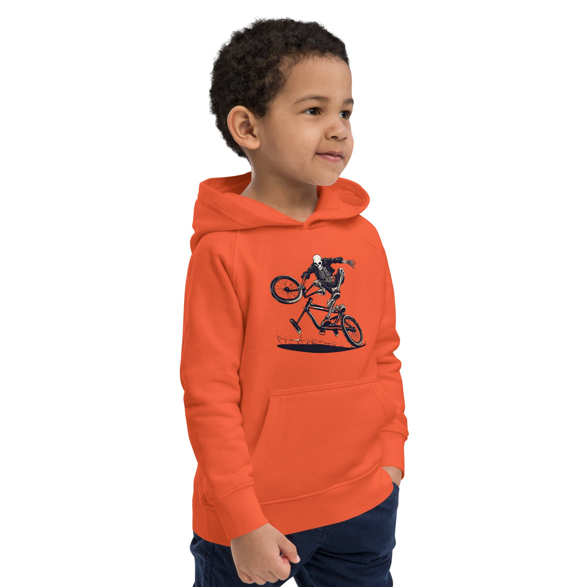 Till the Wheels Fall Off Kids Eco Hoodie