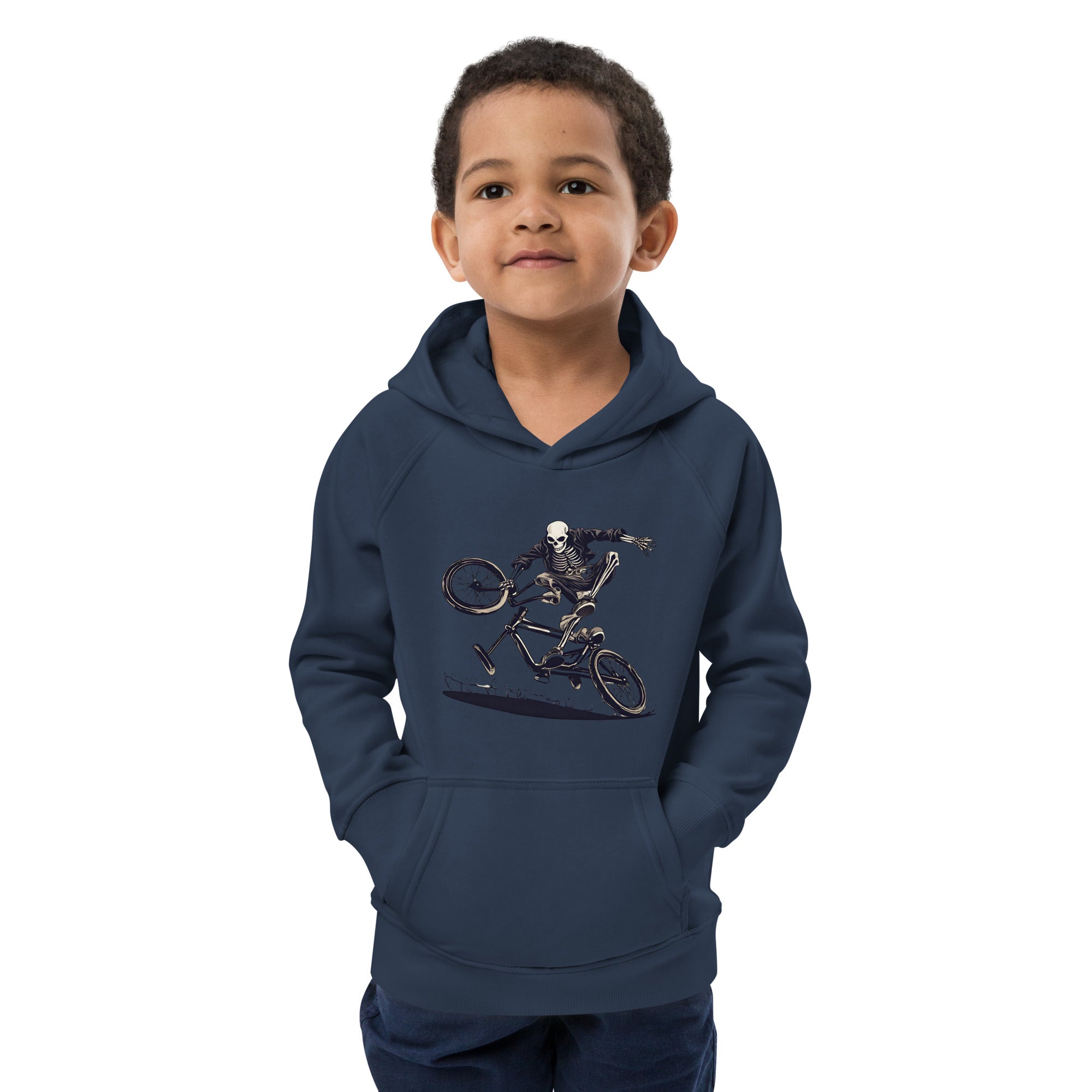 Till the Wheels Fall Off Kids Eco Hoodie