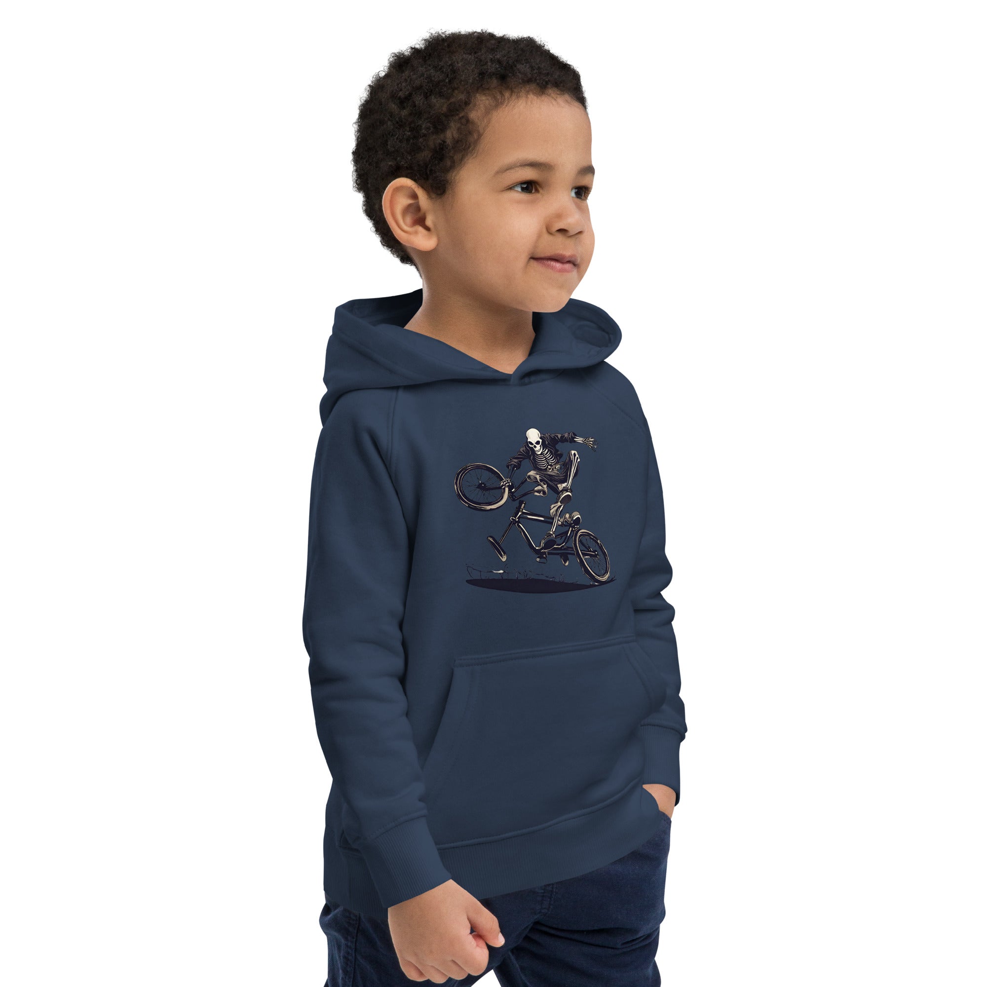 Till the Wheels Fall Off Kids Eco Hoodie