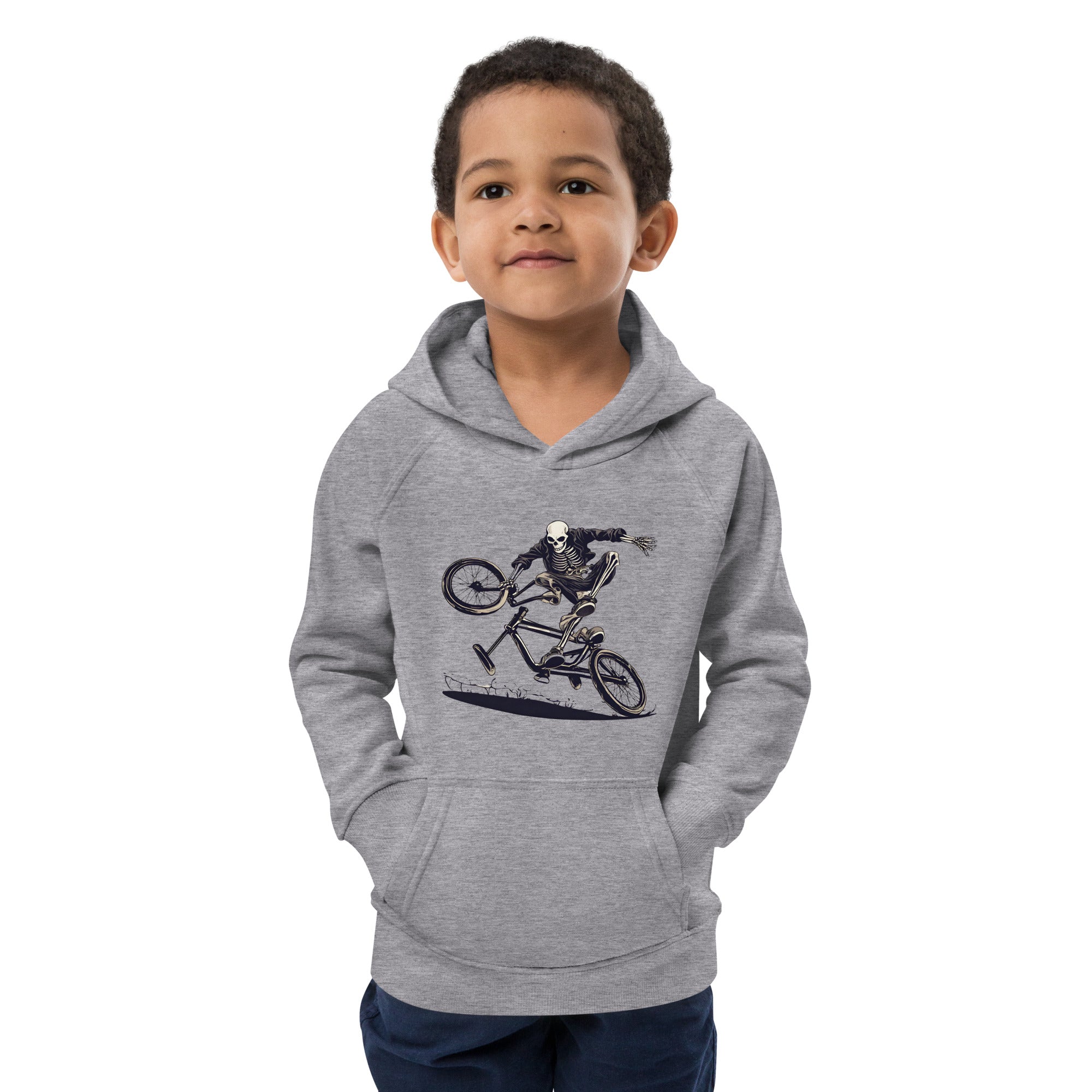 Till the Wheels Fall Off Kids Eco Hoodie