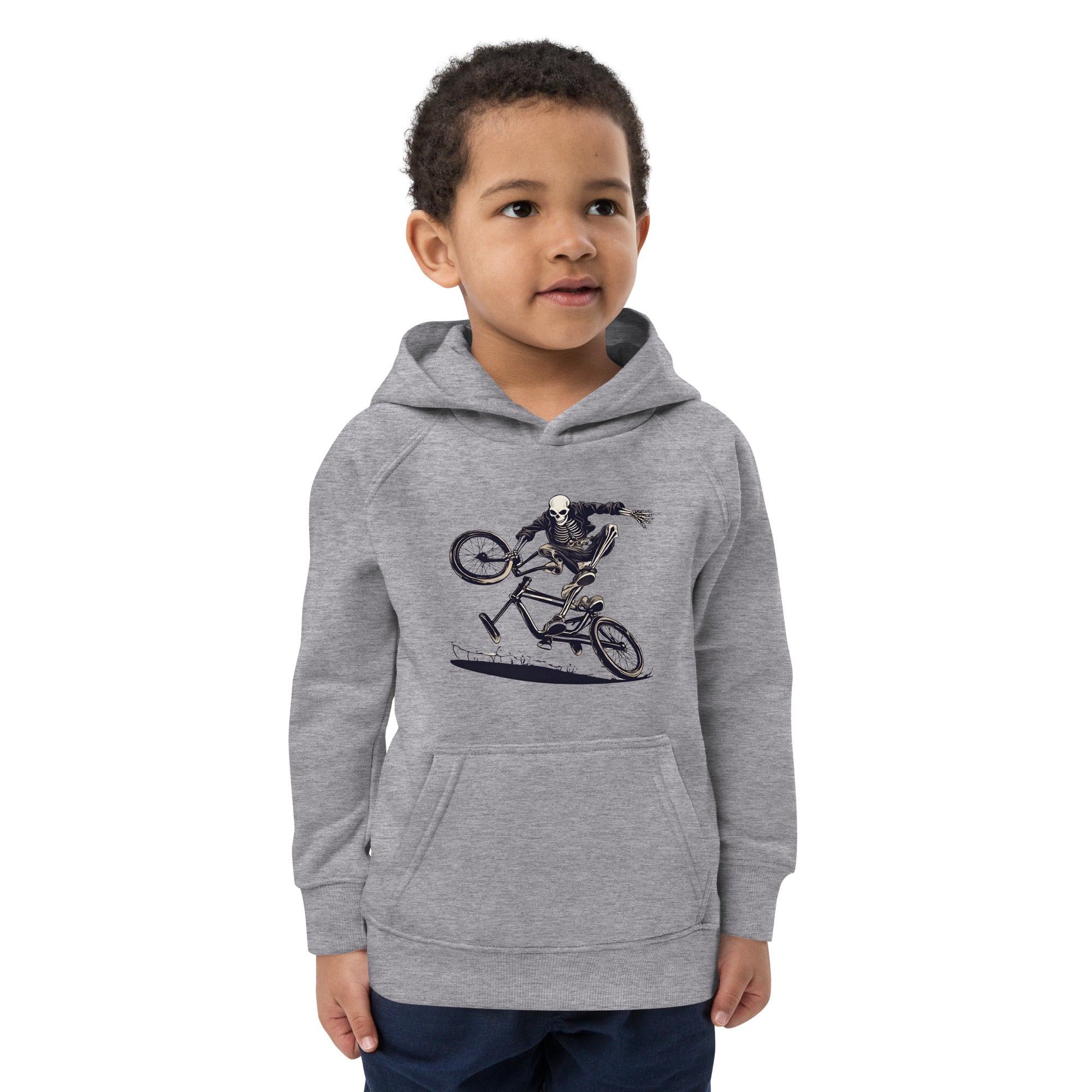 Till the Wheels Fall Off Kids Eco Hoodie