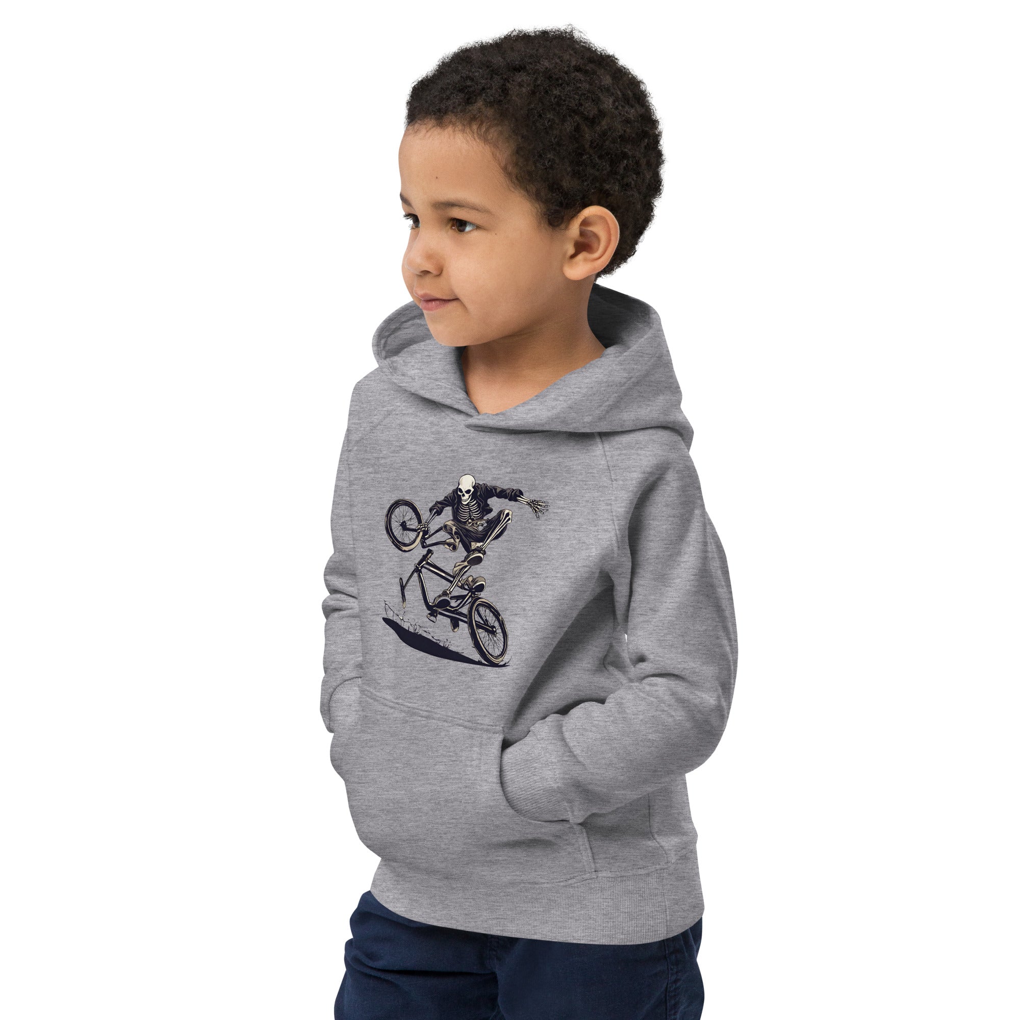 Till the Wheels Fall Off Kids Eco Hoodie