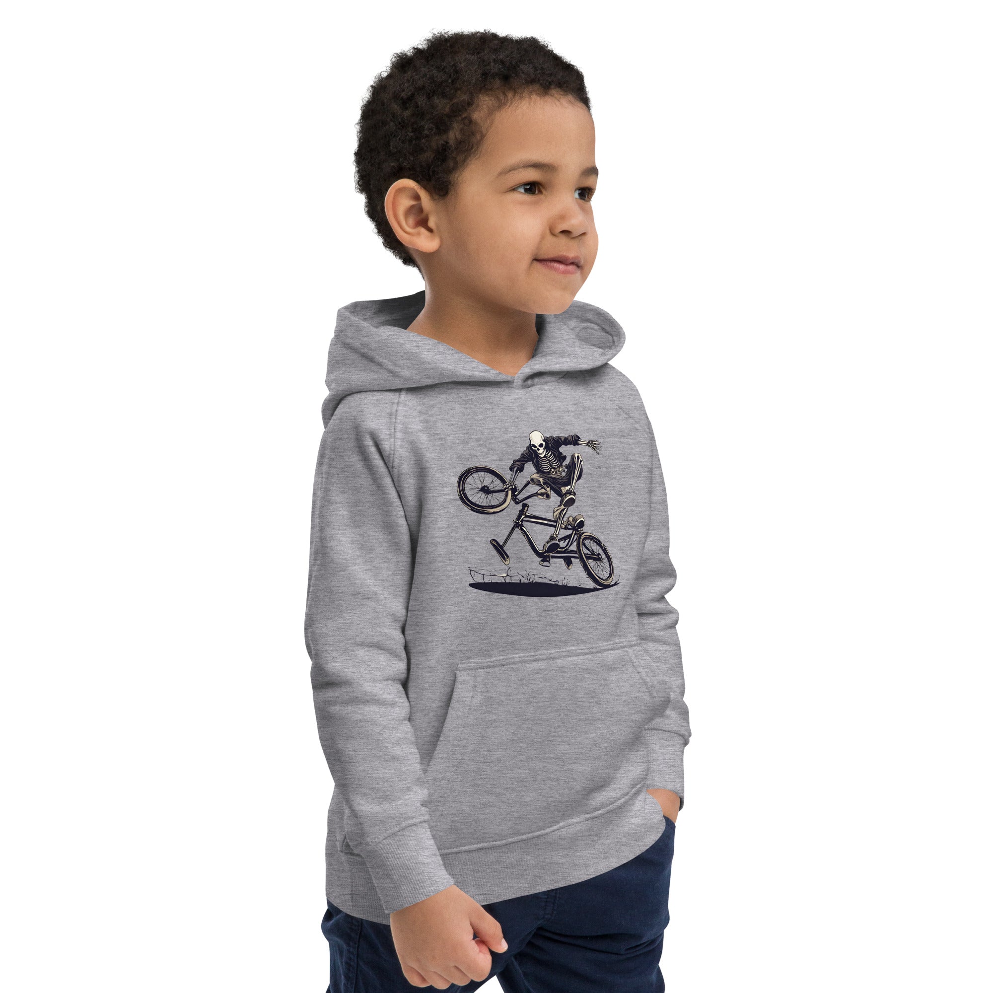 Till the Wheels Fall Off Kids Eco Hoodie