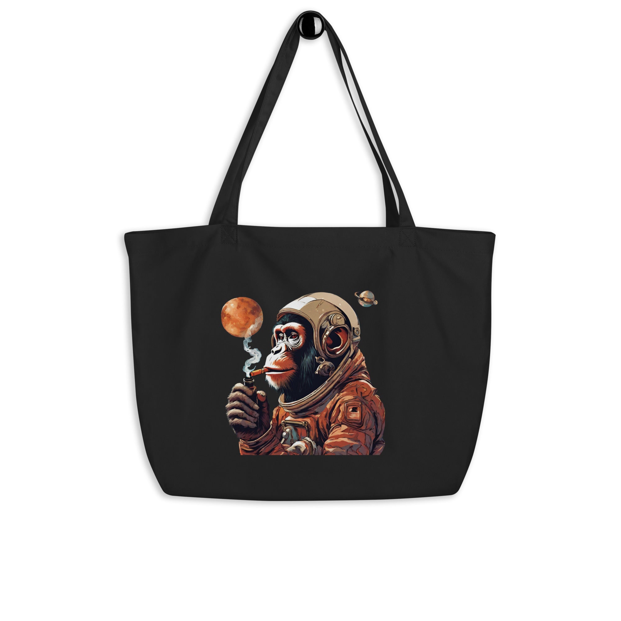 Ape Astronaut Large Organic Tote Bag