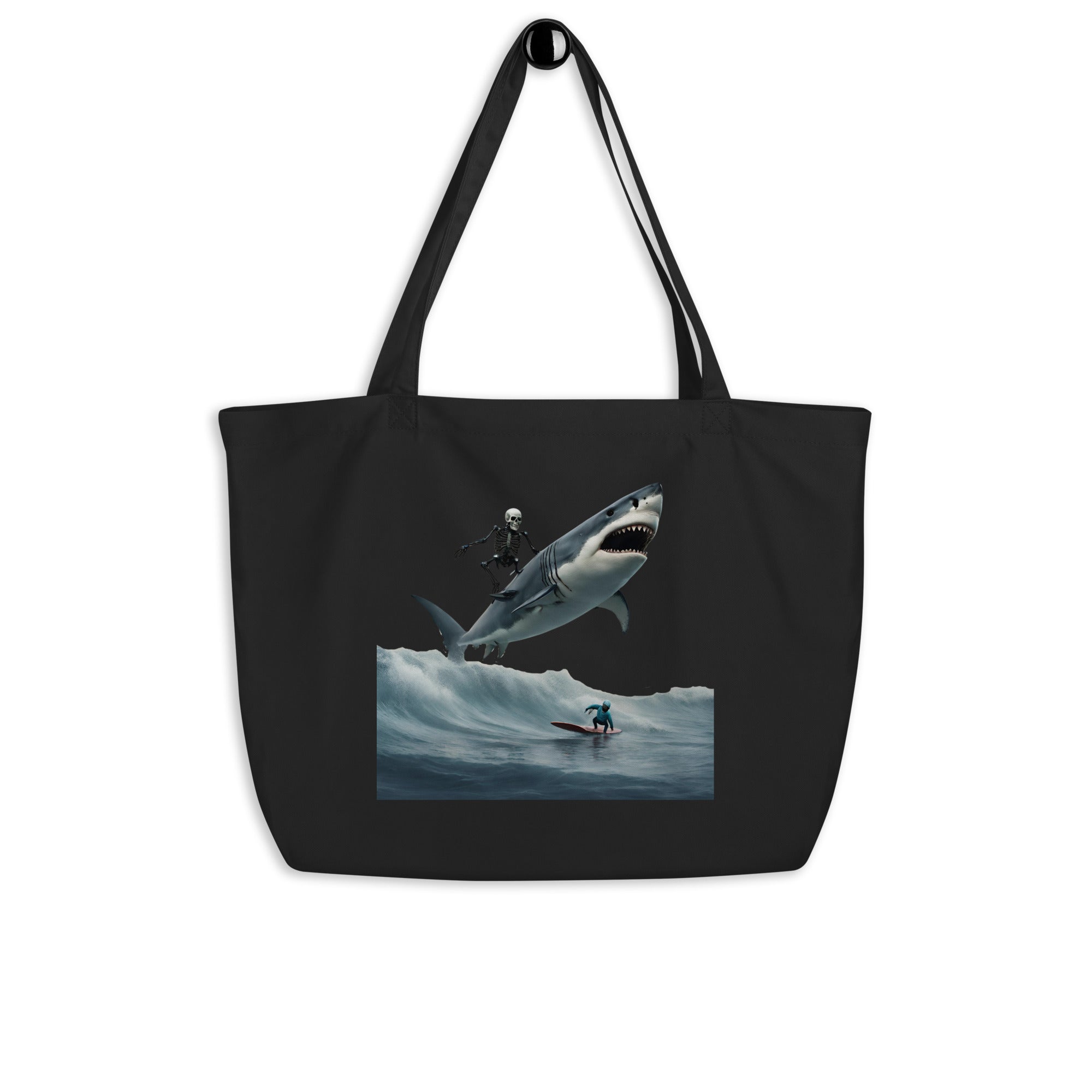 Shark Shredder Large Organic Tote Bag