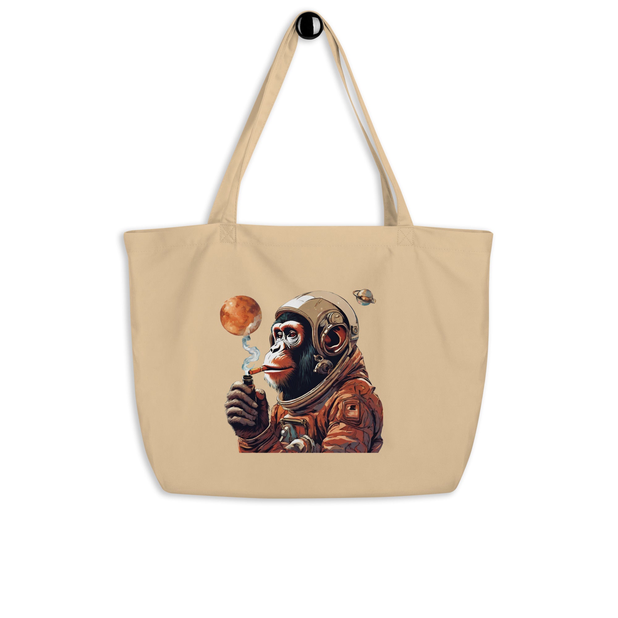 Ape Astronaut Large Organic Tote Bag