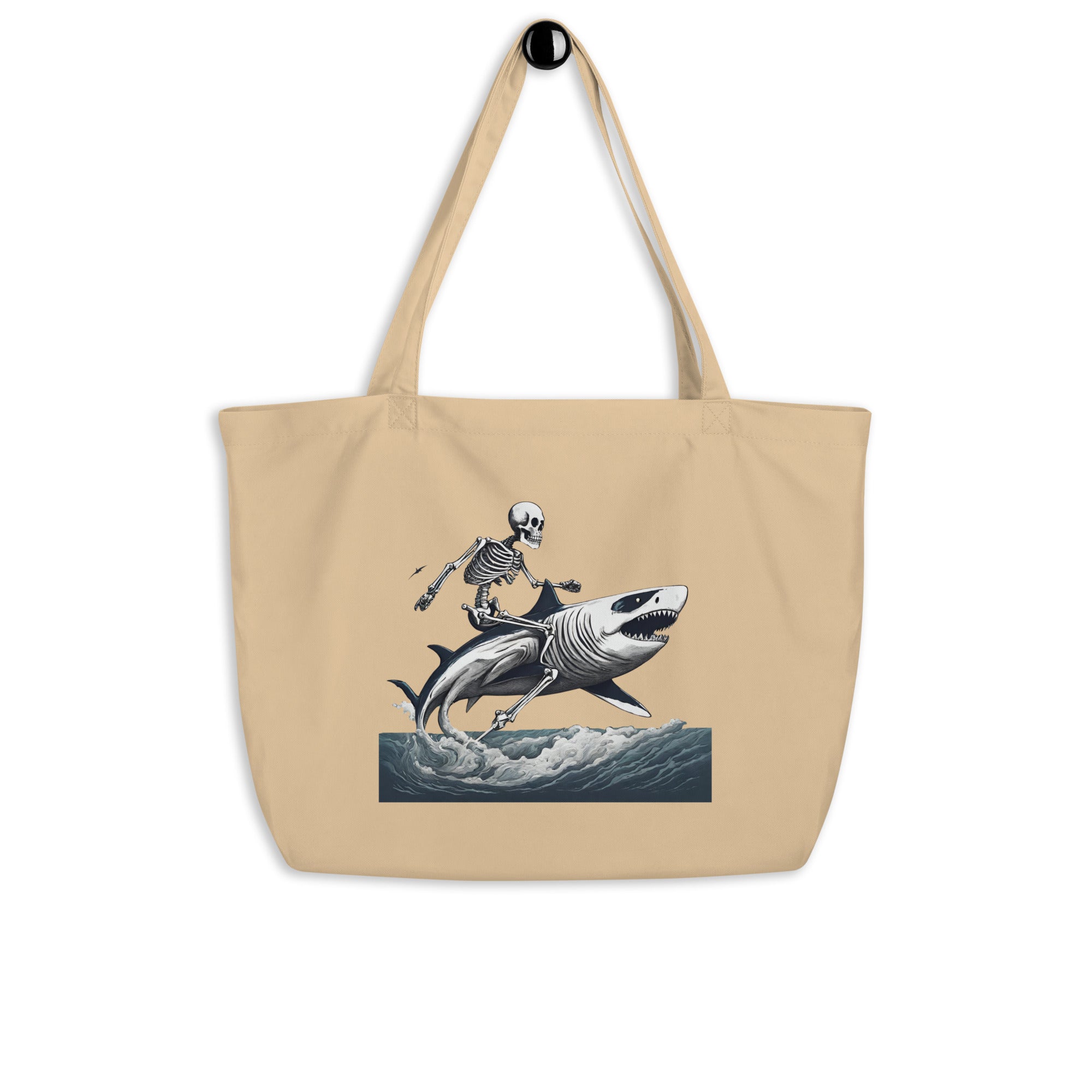 Ride or Die Large Organic Tote Bag