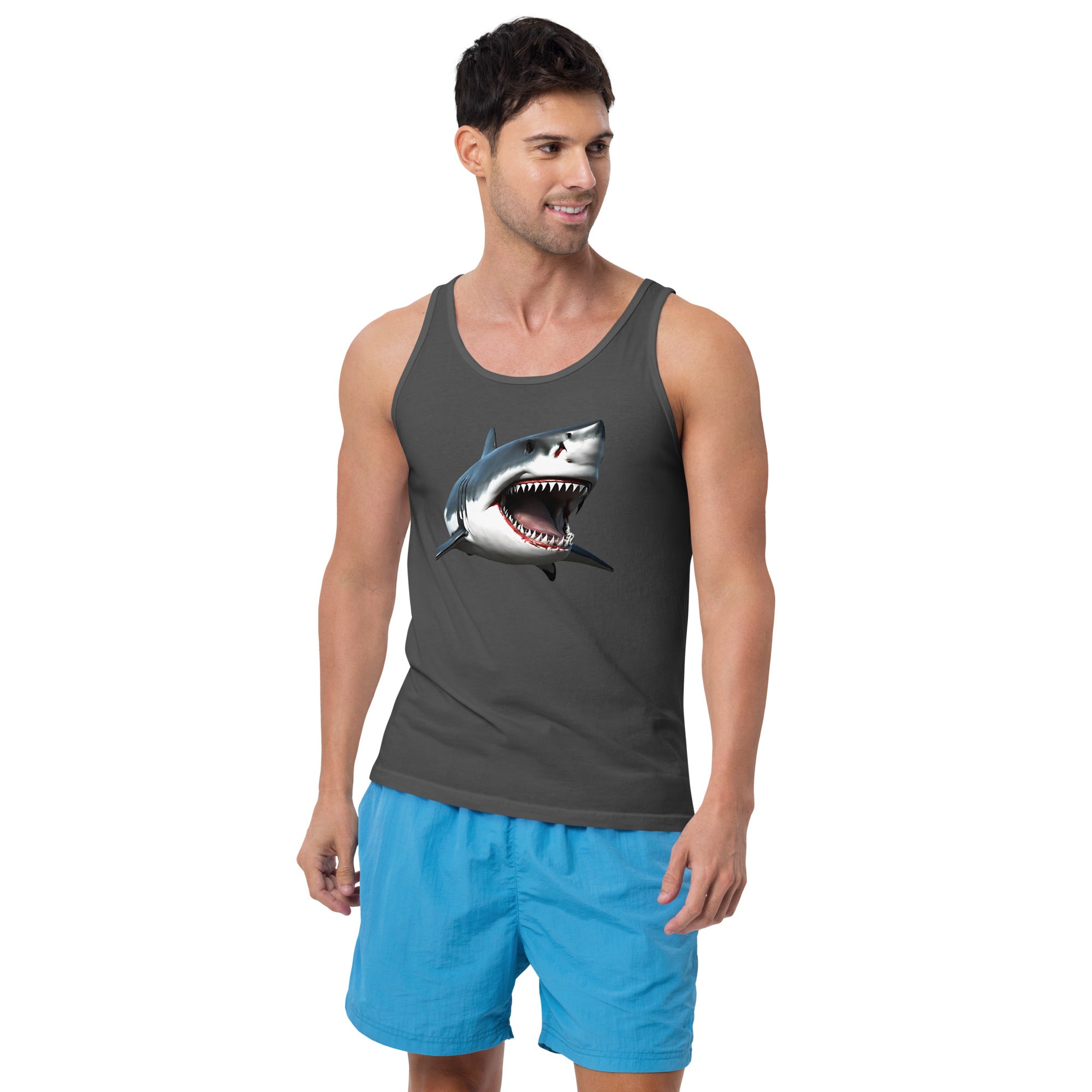 Great White Bite Men's Tank Top